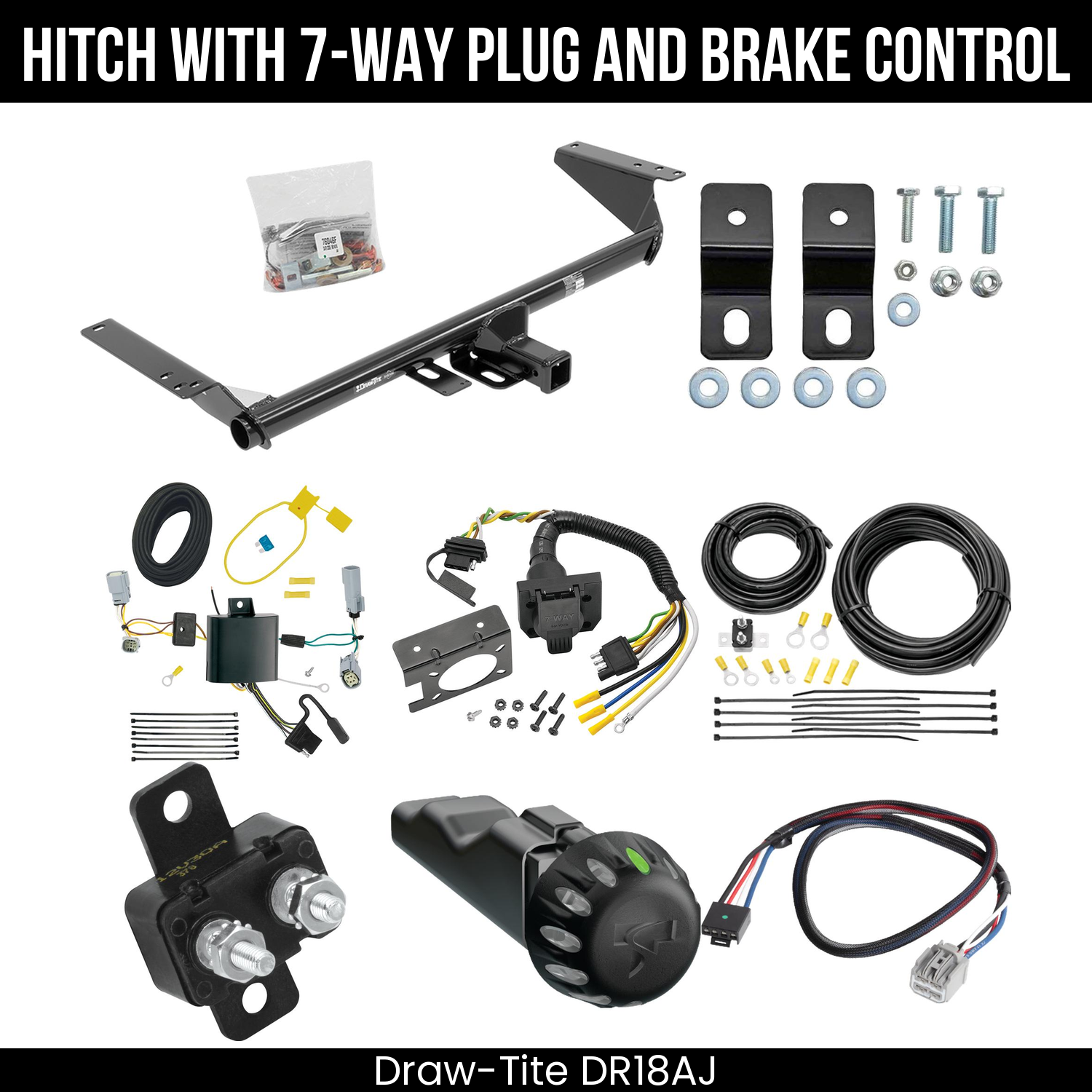 Trailer Hitch , 7-Way , Tekonsha Voyager iD Smart Brake Control
