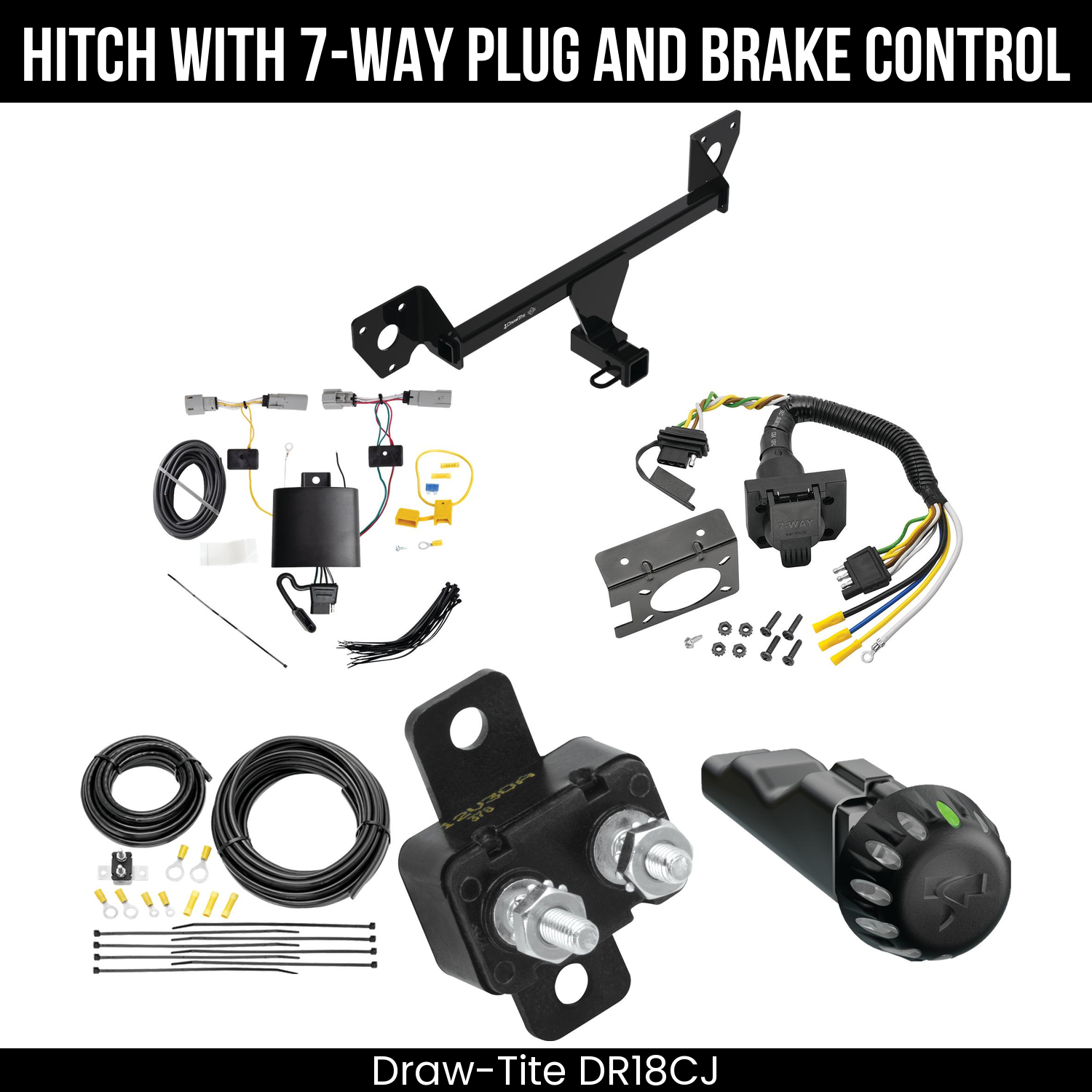 Trailer Hitch , 7-Way , Tekonsha Voyager iD Smart Brake Control