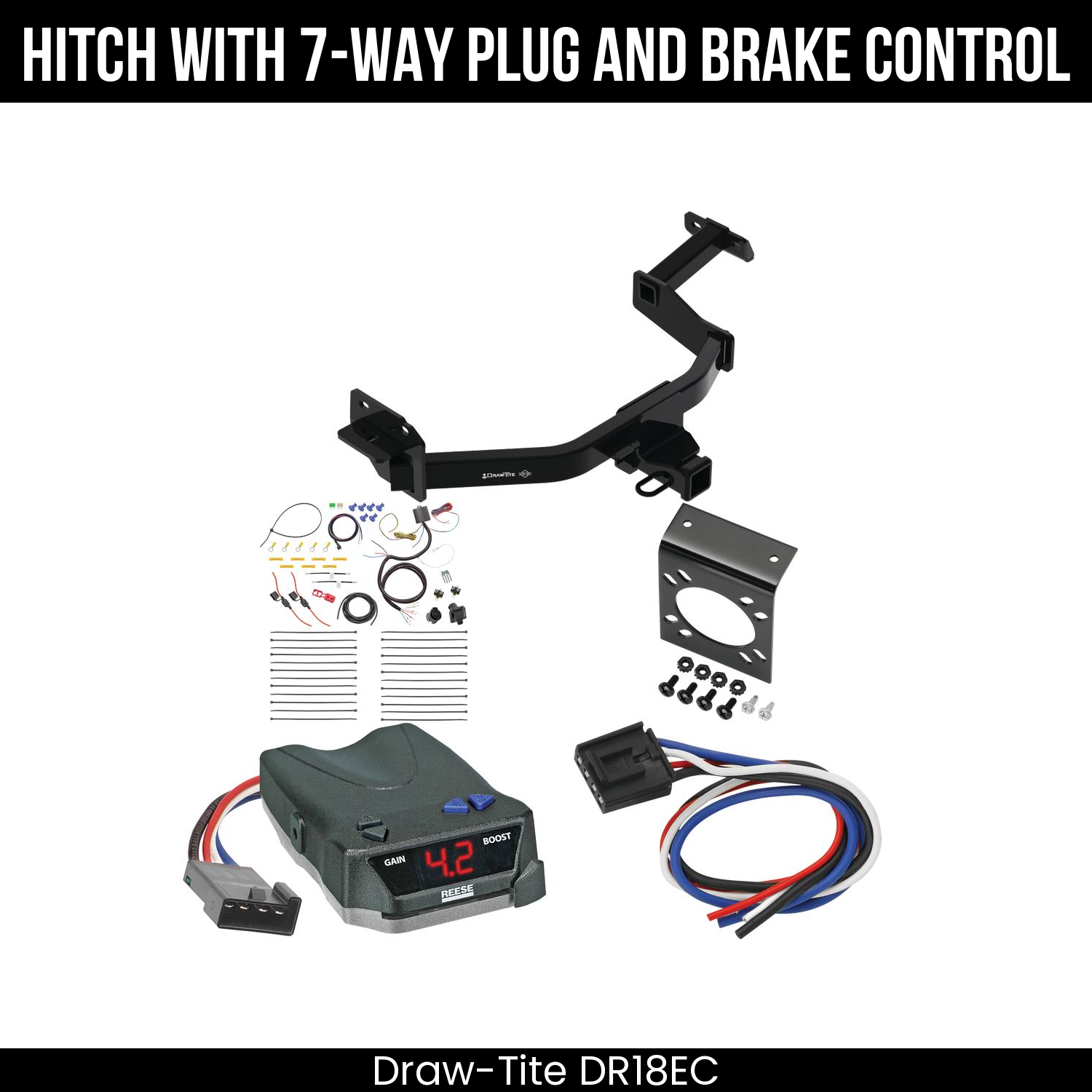 Trailer Hitch , 7-Way , Reese Brake EVN Control