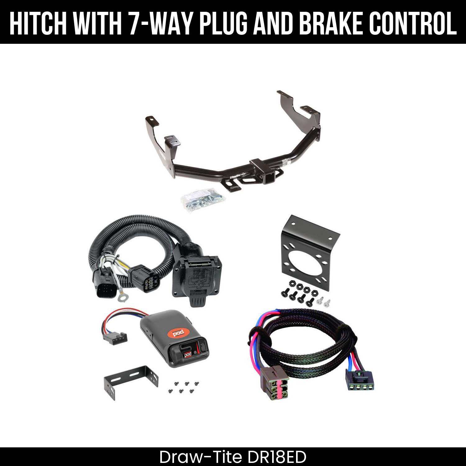 Trailer Hitch , 7-Way , Pro Series POD Brake Control