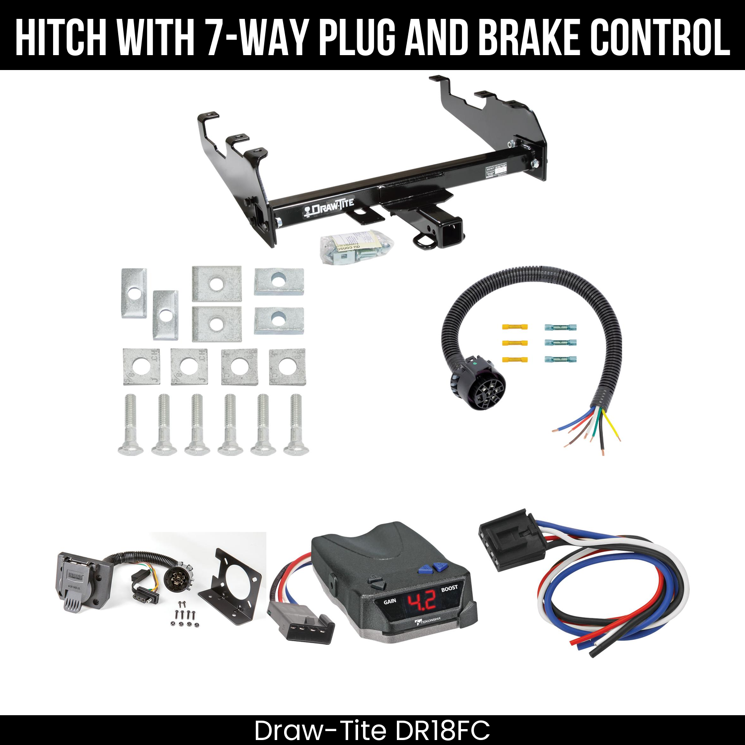 Trailer Hitch , 7-Way , Tekonsha Brake EVN Control