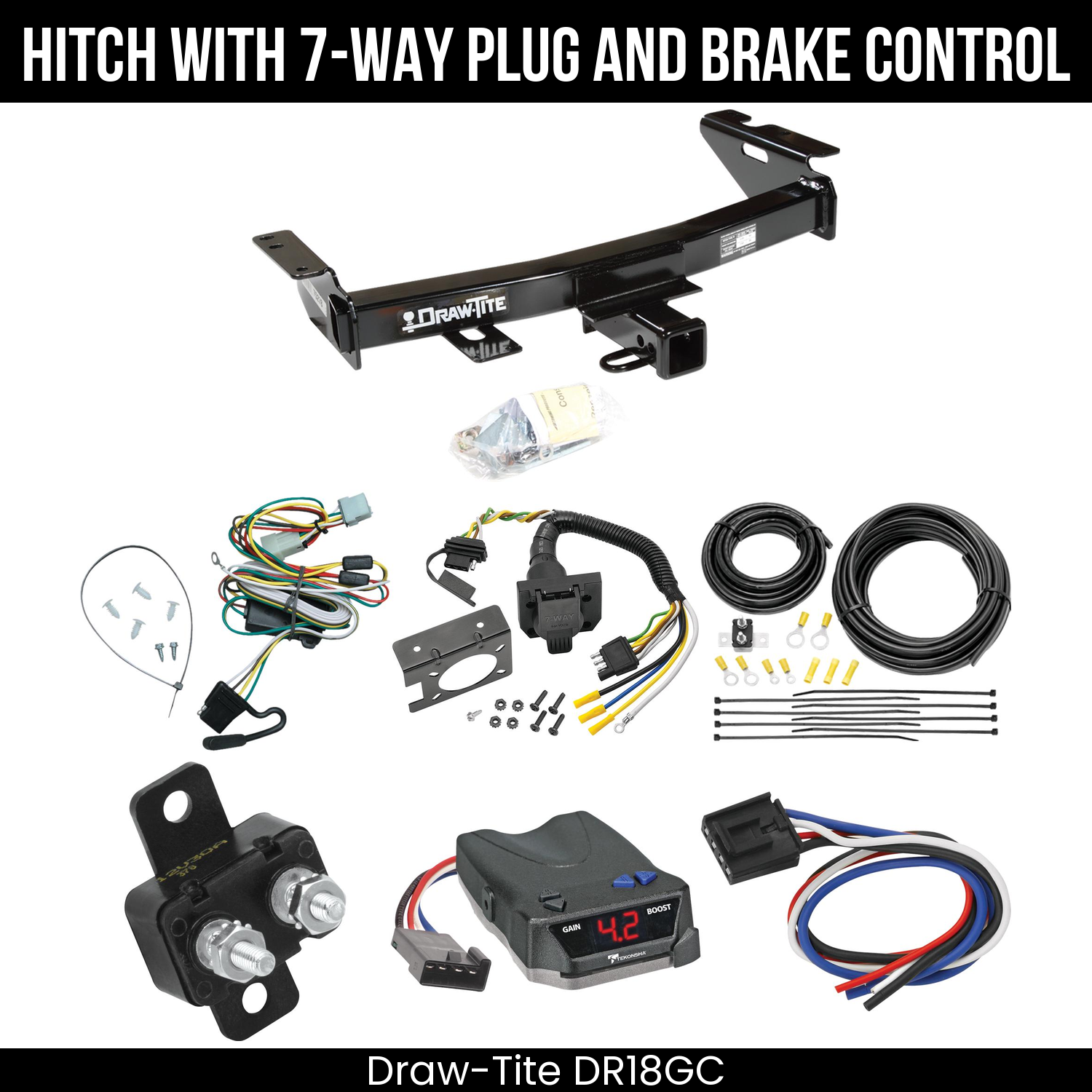 Trailer Hitch , 7-Way , Tekonsha Brake EVN Control