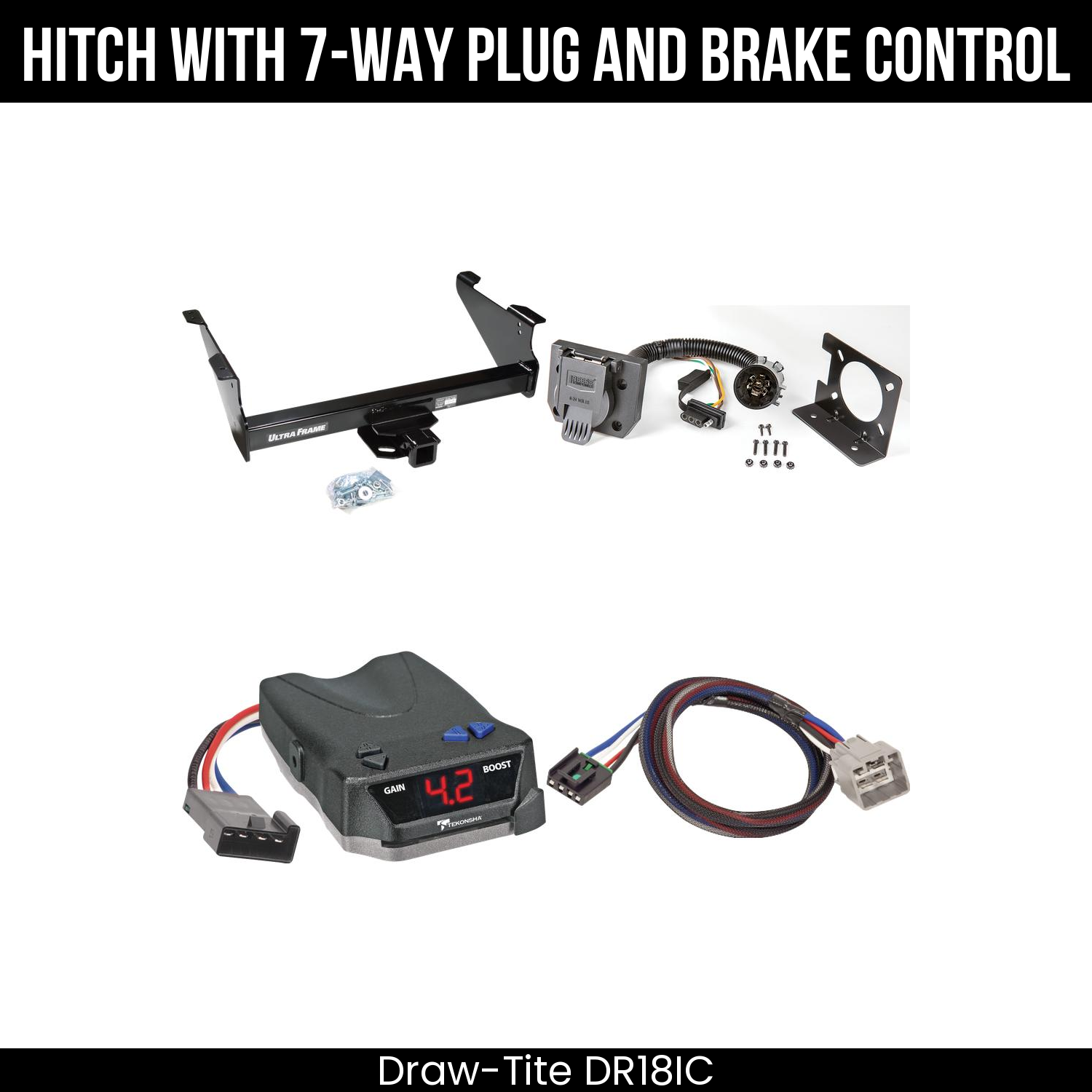 Trailer Hitch , 7-Way , Tekonsha Brake EVN Control