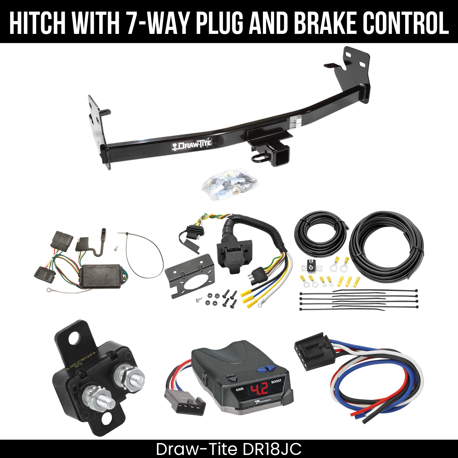 Trailer Hitch , 7-Way , Tekonsha Brake EVN Control