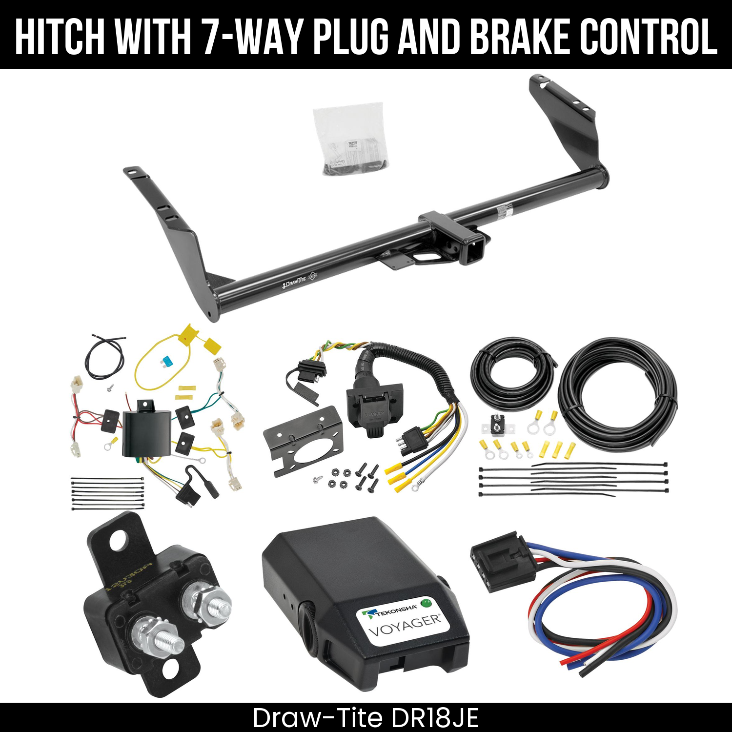 Trailer Hitch , 7-Way , Tekonsha Voyager Brake Control