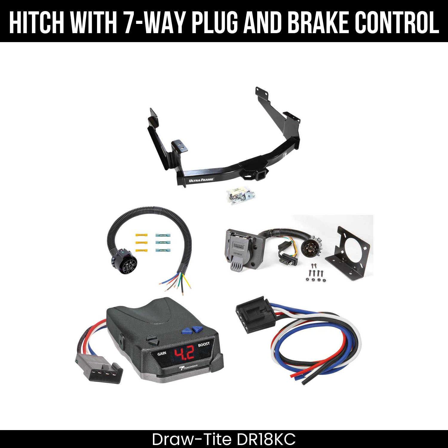 Trailer Hitch , 7-Way , Tekonsha Brake EVN Control