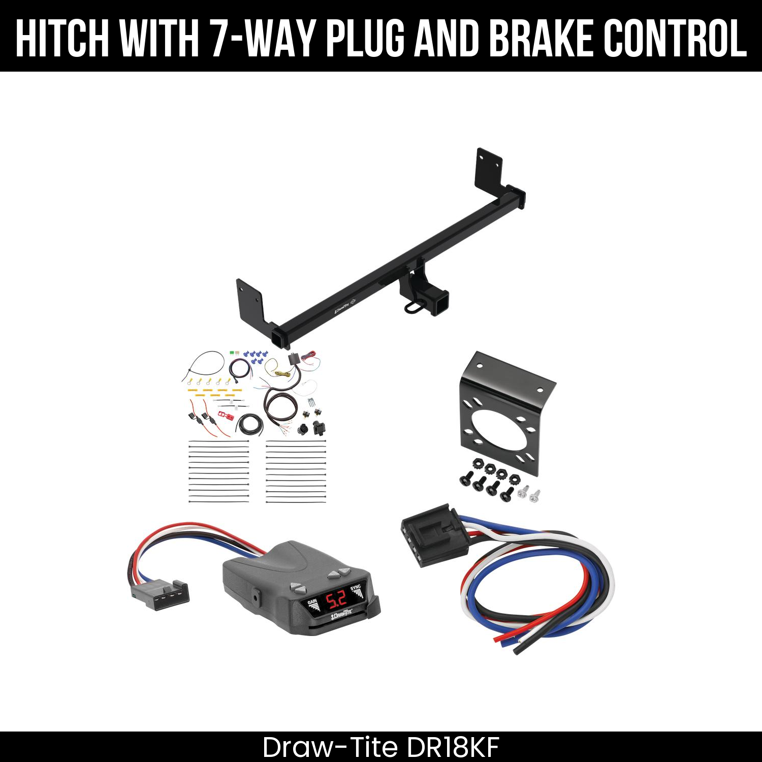 Trailer Hitch , 7-Way , Draw-Tite Activator IV Brake Control