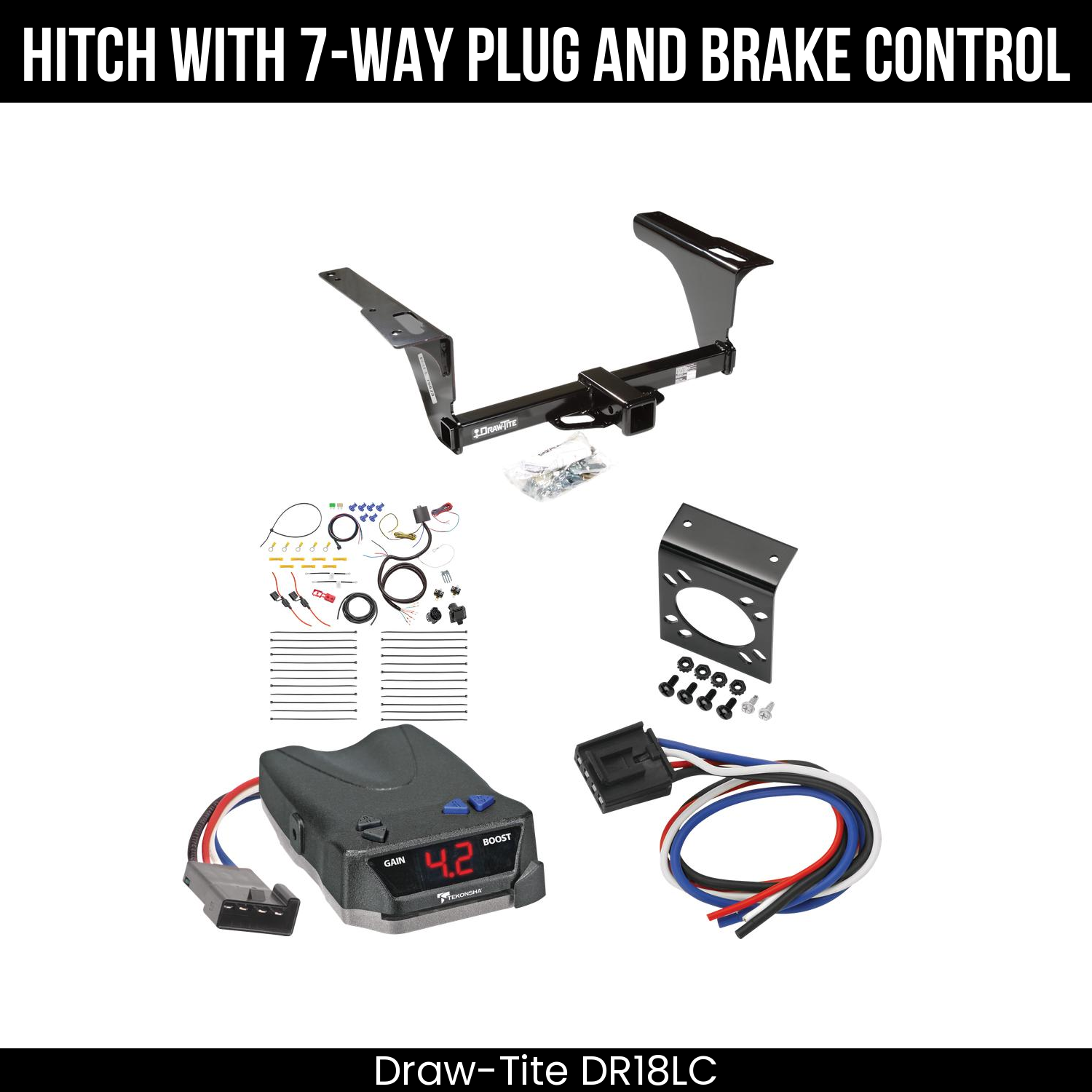 Trailer Hitch , 7-Way , Tekonsha Brake EVN Control