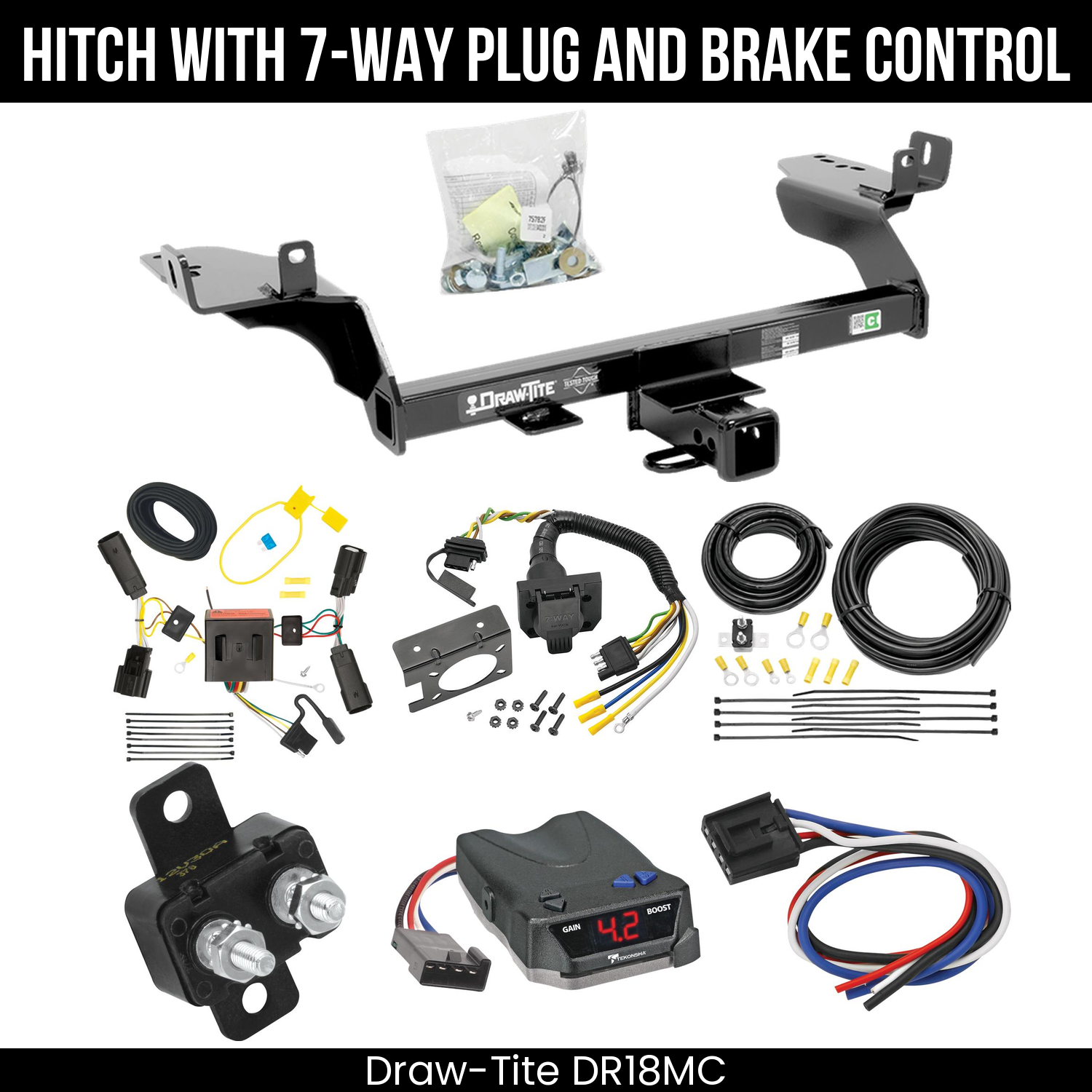 Trailer Hitch , 7-Way , Tekonsha Brake EVN Control