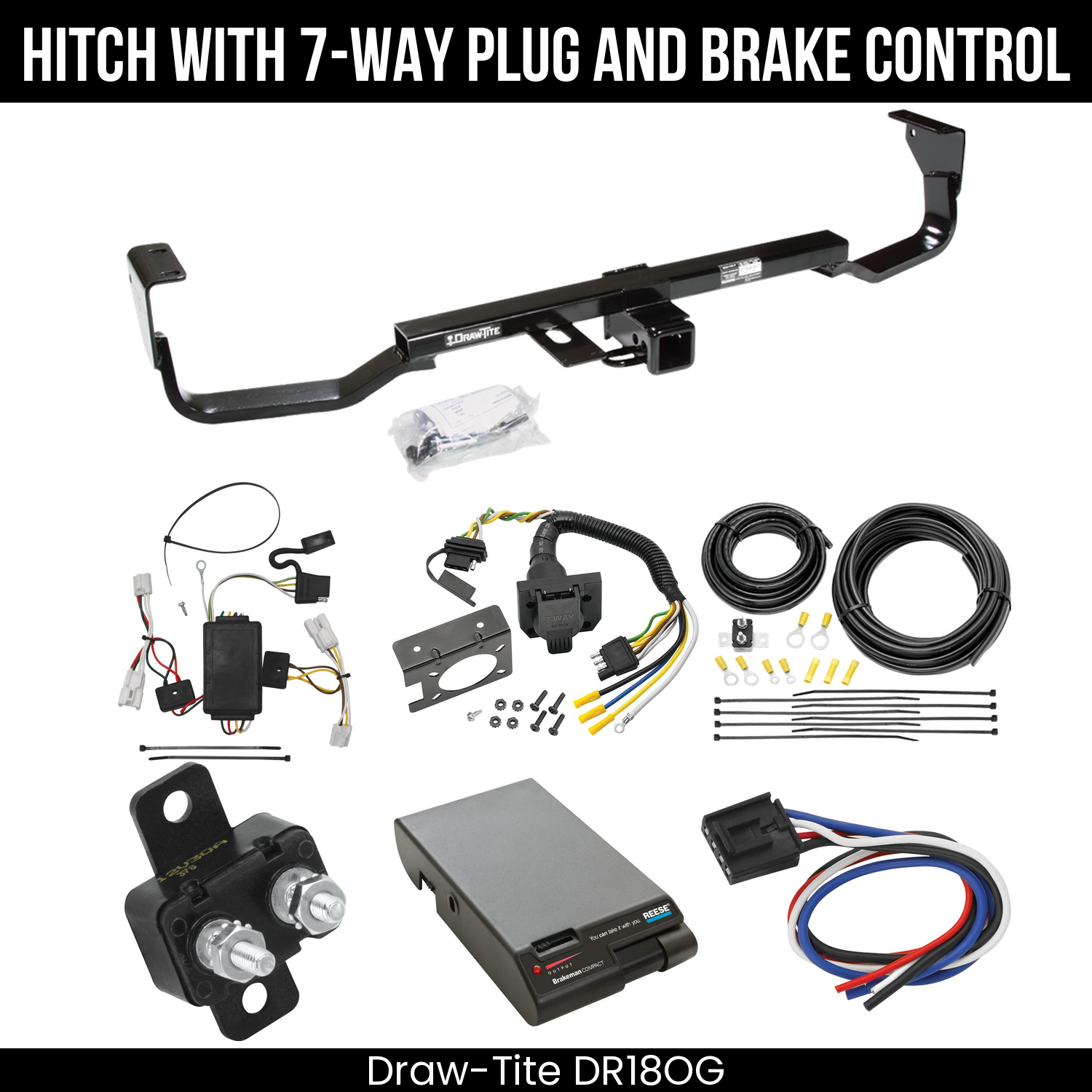Trailer Hitch , 7-Way , Reese Brakeman Brake Control