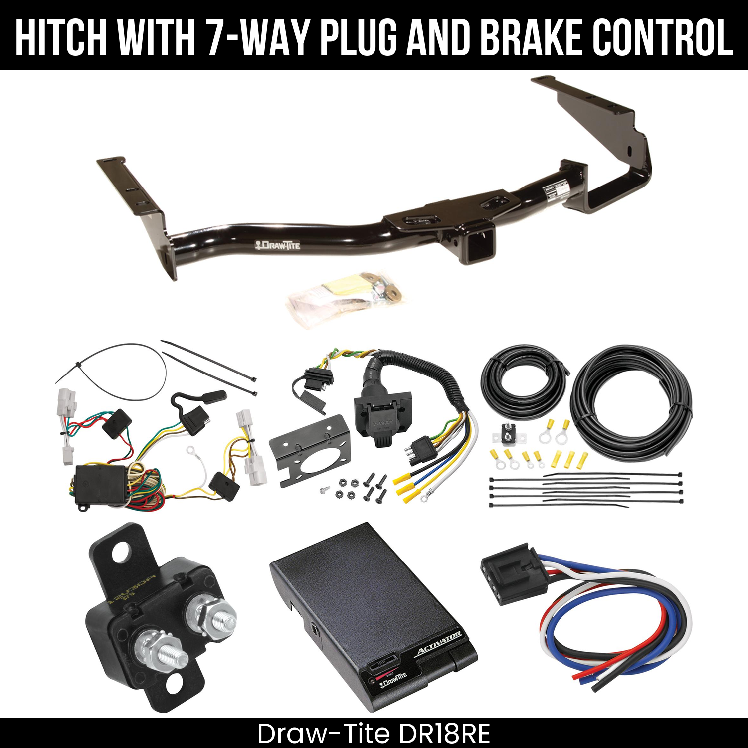 Trailer Hitch , 7-Way , Draw-Tite Activator Brake Control
