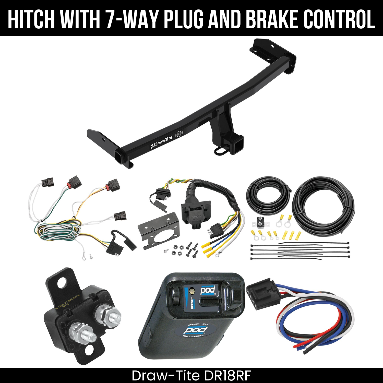Trailer Hitch , 7-Way , Reese POD Brake Control