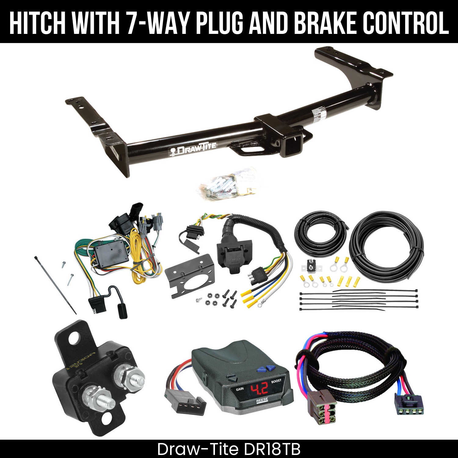 Trailer Hitch , 7-Way , Reese Brake EVN Control