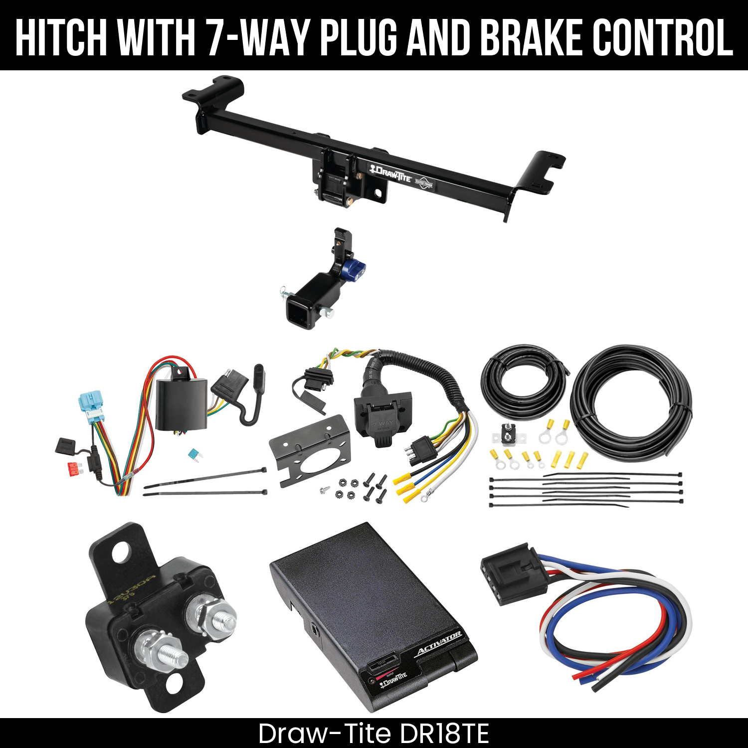 Trailer Hitch , 7-Way , Draw-Tite Activator Brake Control
