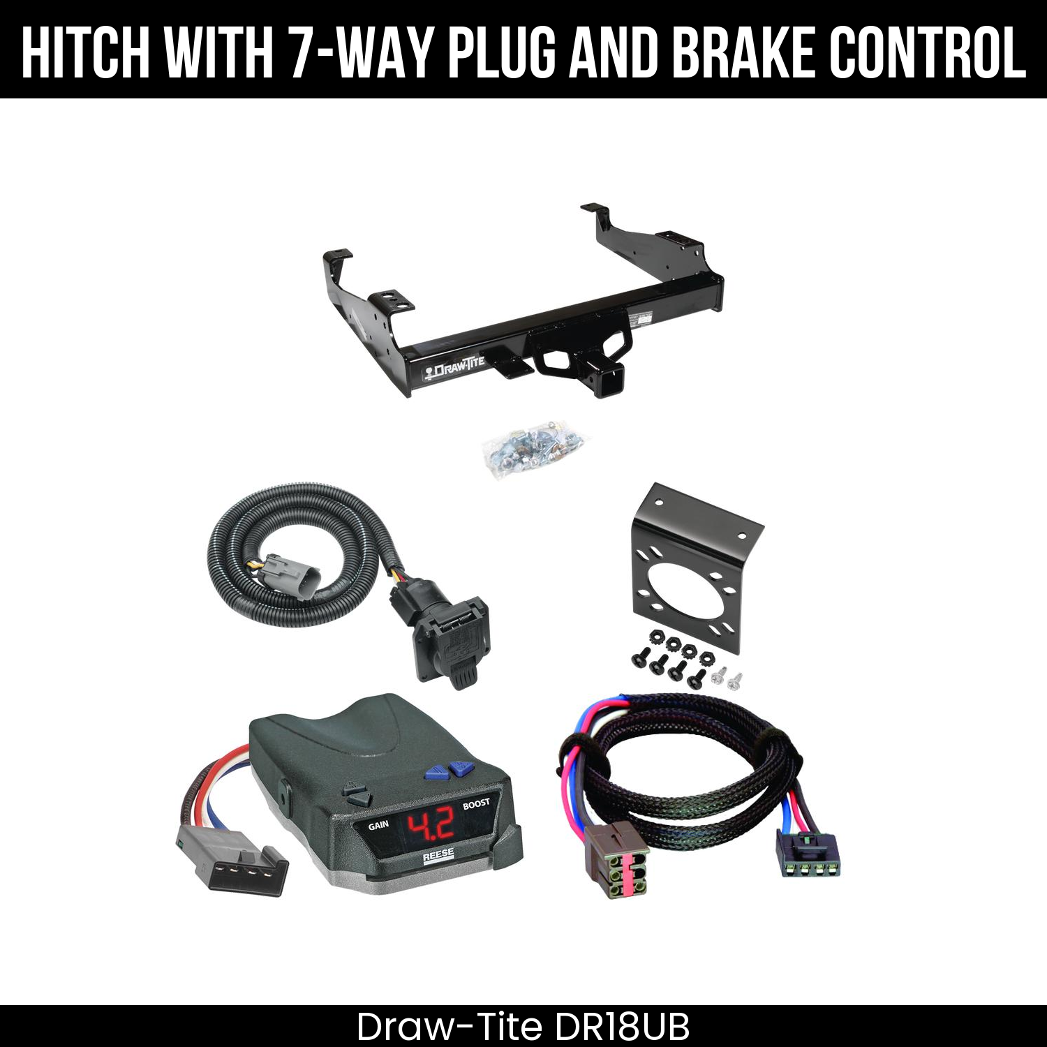 Trailer Hitch , 7-Way , Reese Brake EVN Control