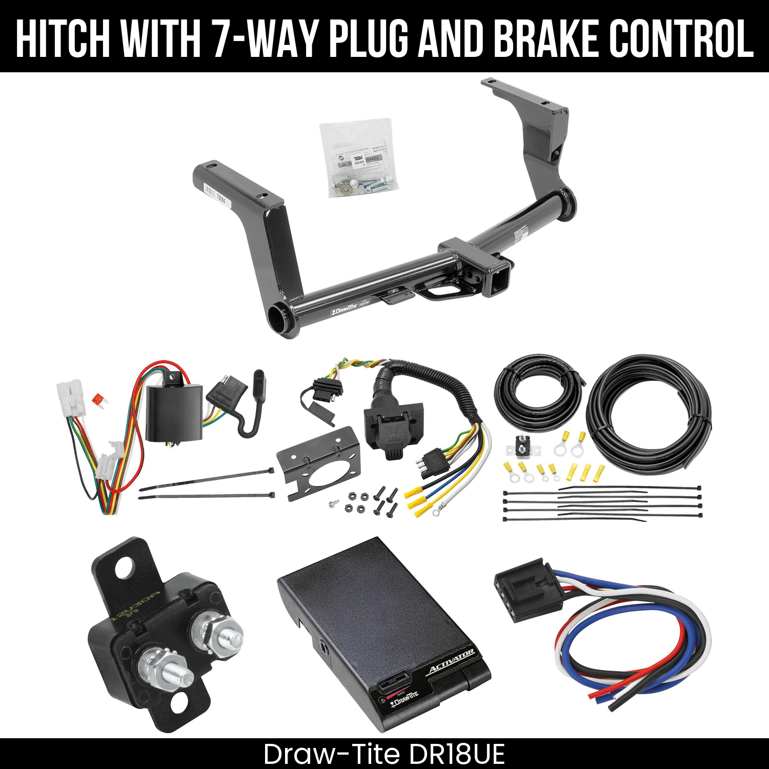 Trailer Hitch , 7-Way , Draw-Tite Activator Brake Control