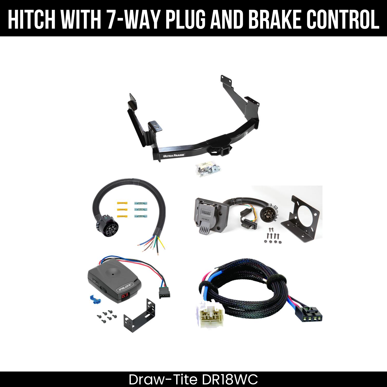 Trailer Hitch , 7-Way , Pro Series Pilot Brake Control