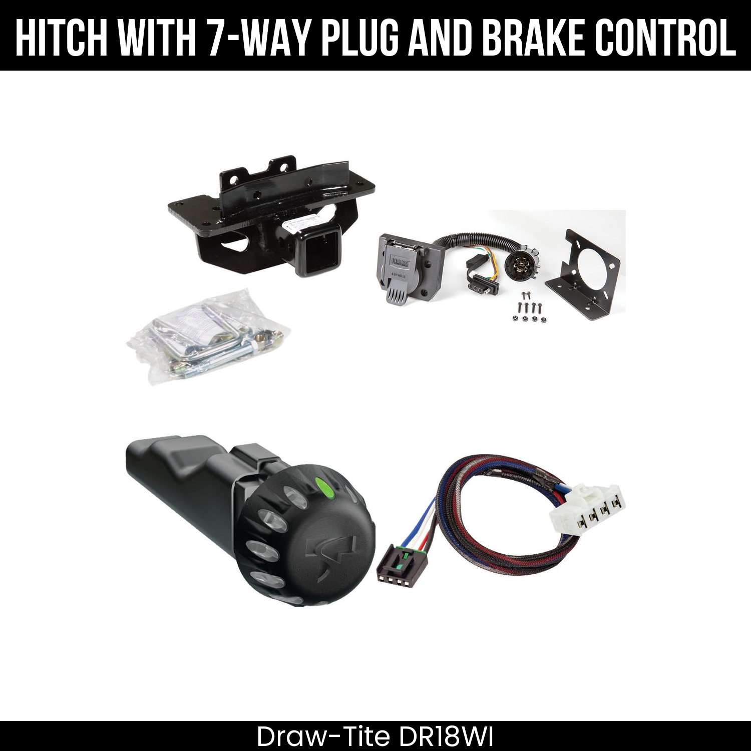 Trailer Hitch , 7-Way , Tekonsha Voyager iD Smart Brake Control