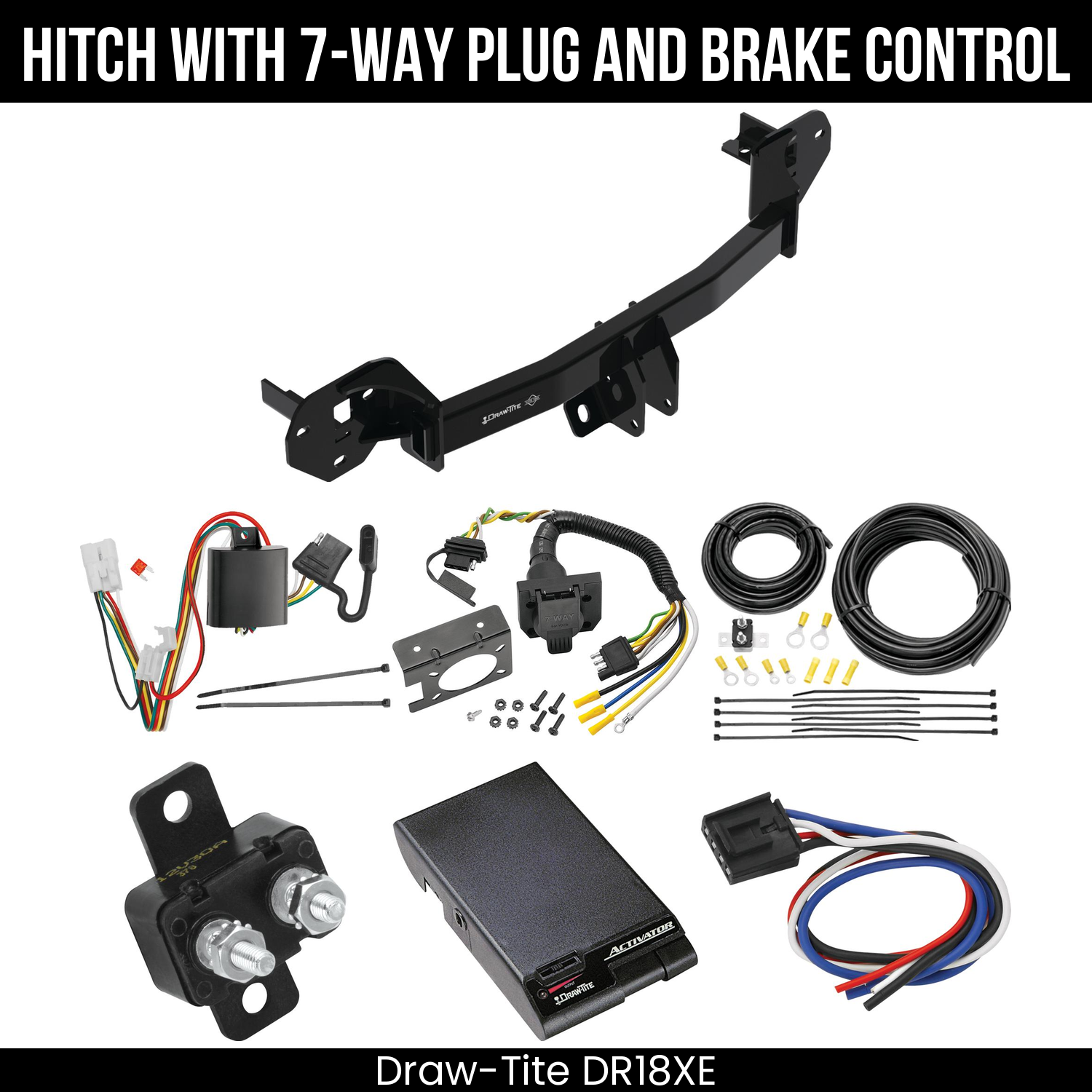 Trailer Hitch , 7-Way , Draw-Tite Activator Brake Control