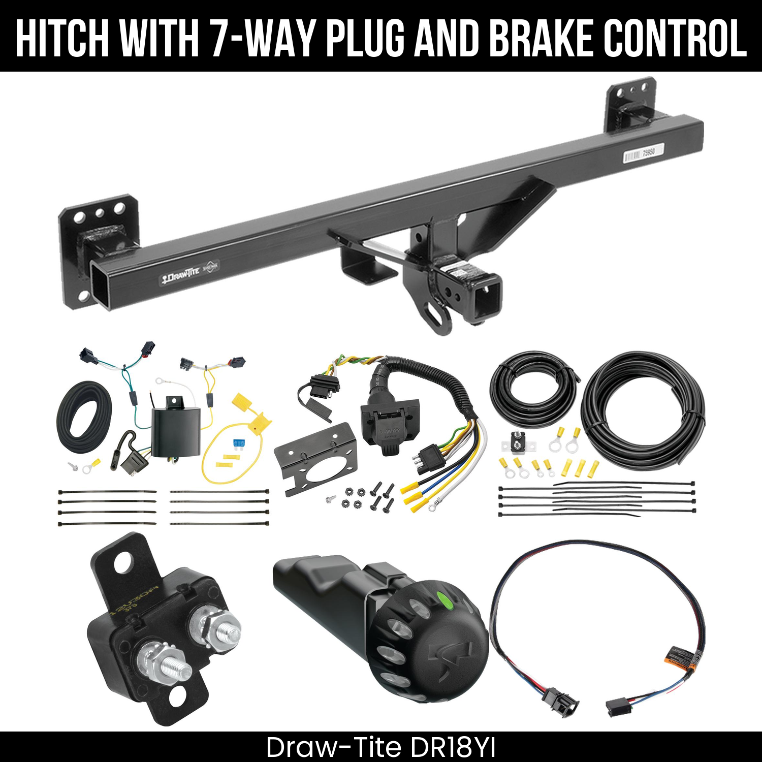 Trailer Hitch , 7-Way , Tekonsha Voyager iD Smart Brake Control