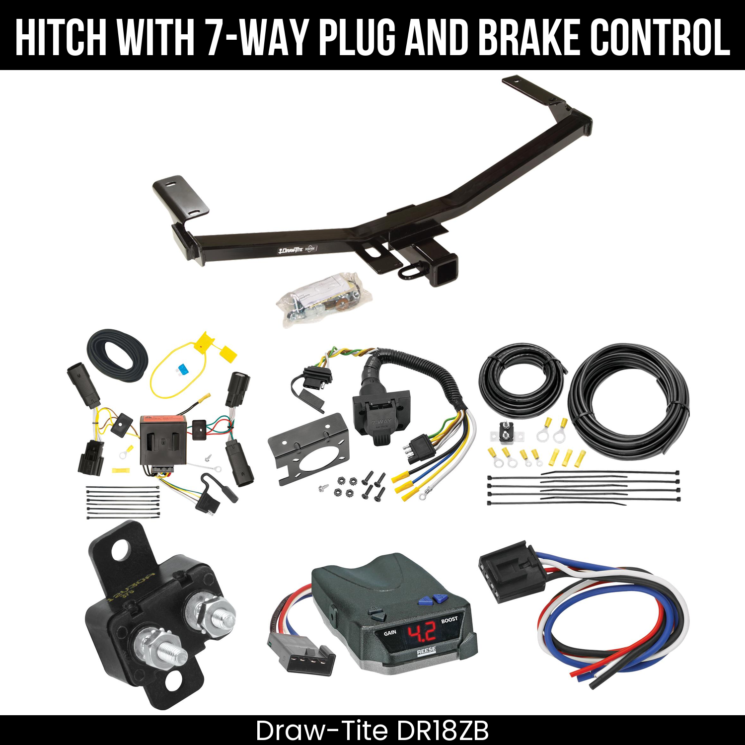 Trailer Hitch , 7-Way , Reese Brake EVN Control