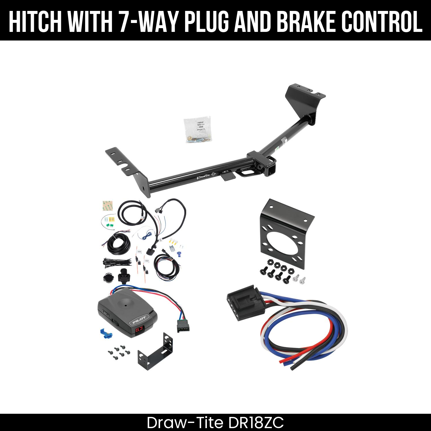 Trailer Hitch , 7-Way , Pro Series Pilot Brake Control