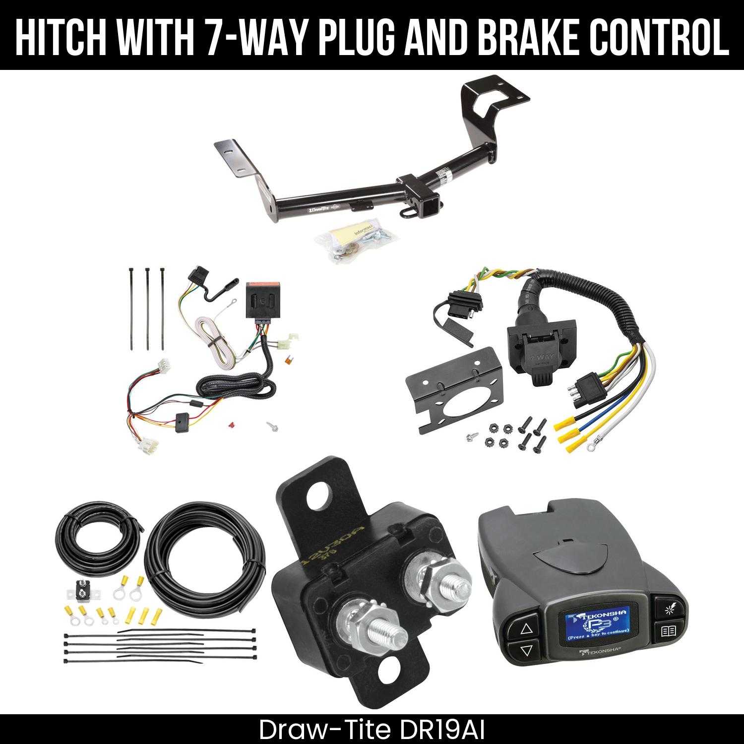 Trailer Hitch , 7-Way , Tekonsha Prodigy P3 Brake Control