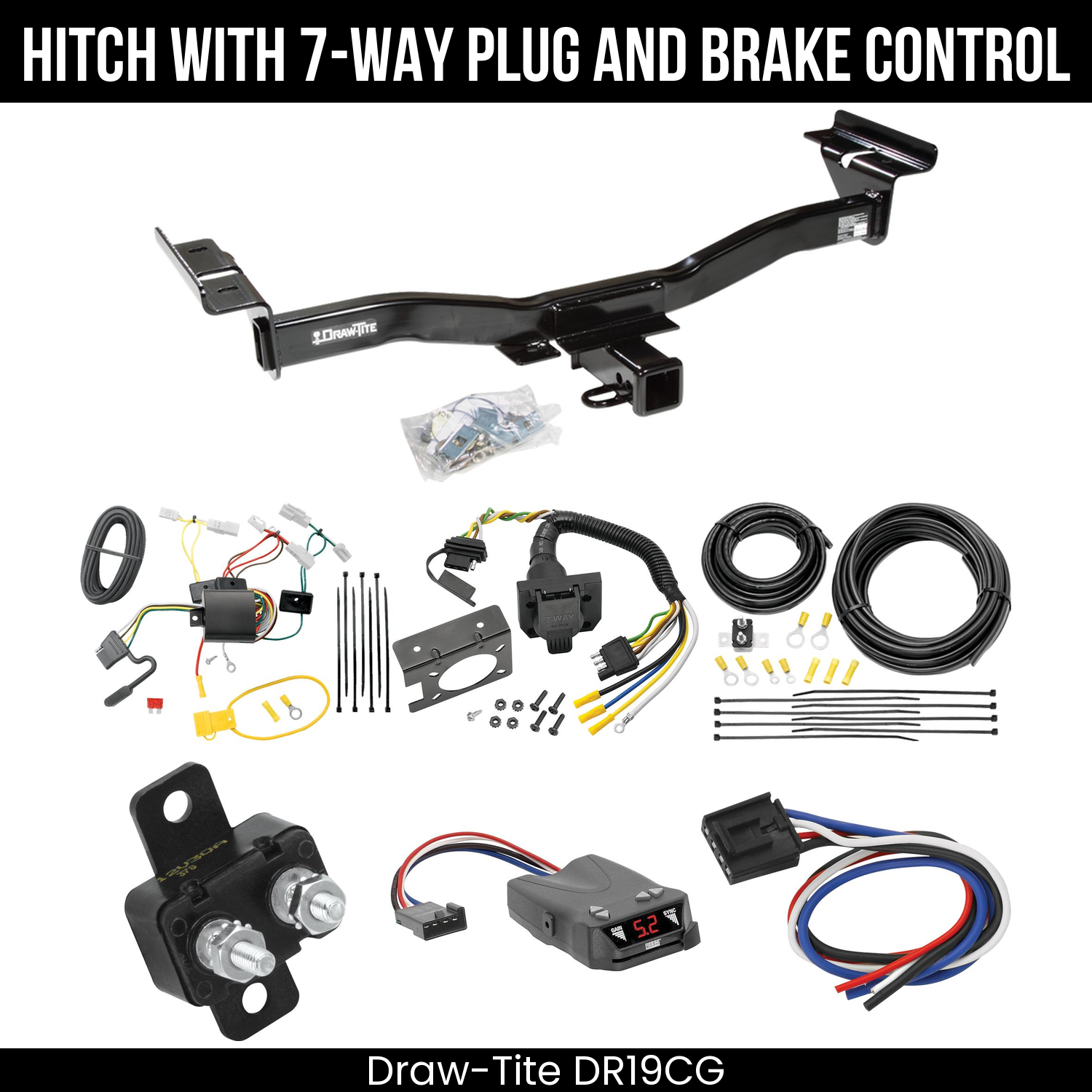 Trailer Hitch , 7-Way , Reese Brakeman IV Brake Control