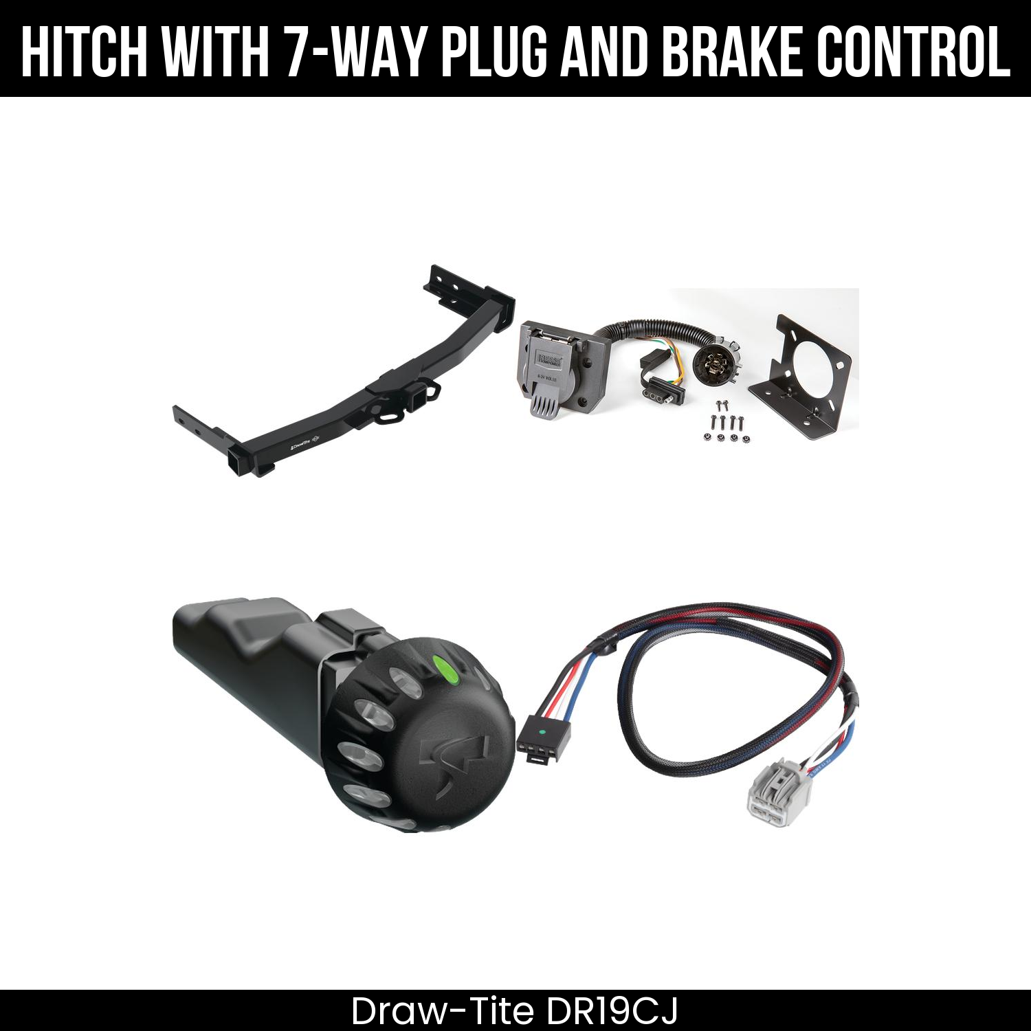 Trailer Hitch , 7-Way , Tekonsha Voyager iD Smart Brake Control