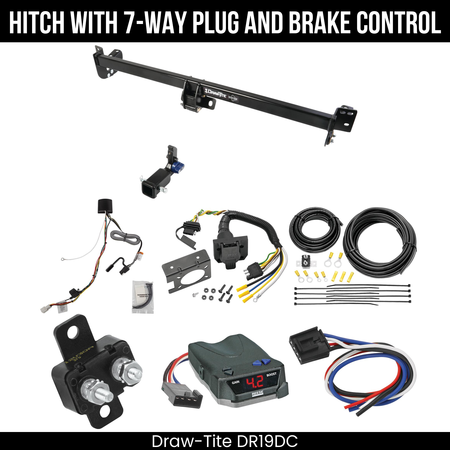 Trailer Hitch , 7-Way , Reese Brake EVN Control