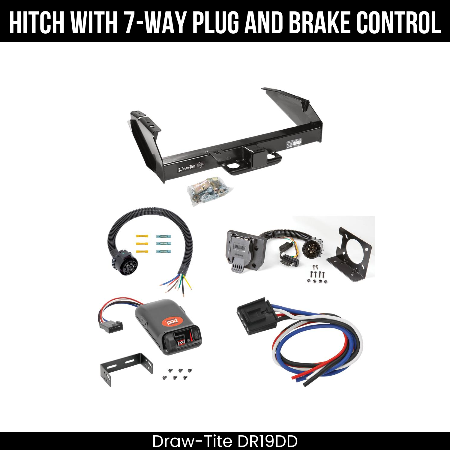 Trailer Hitch , 7-Way , Pro Series POD Brake Control