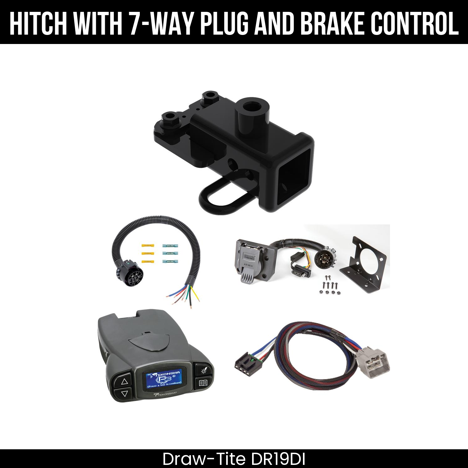 Trailer Hitch , 7-Way , Tekonsha Prodigy P3 Brake Control