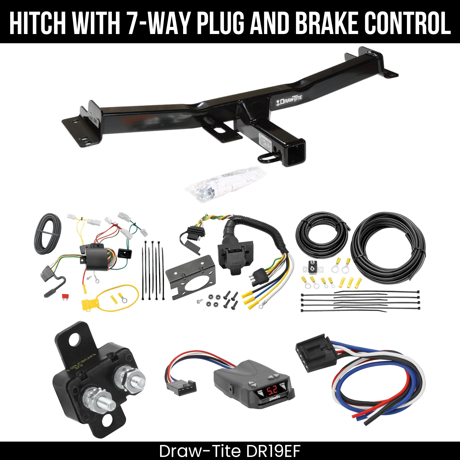 Trailer Hitch , 7-Way , Draw-Tite Activator IV Brake Control