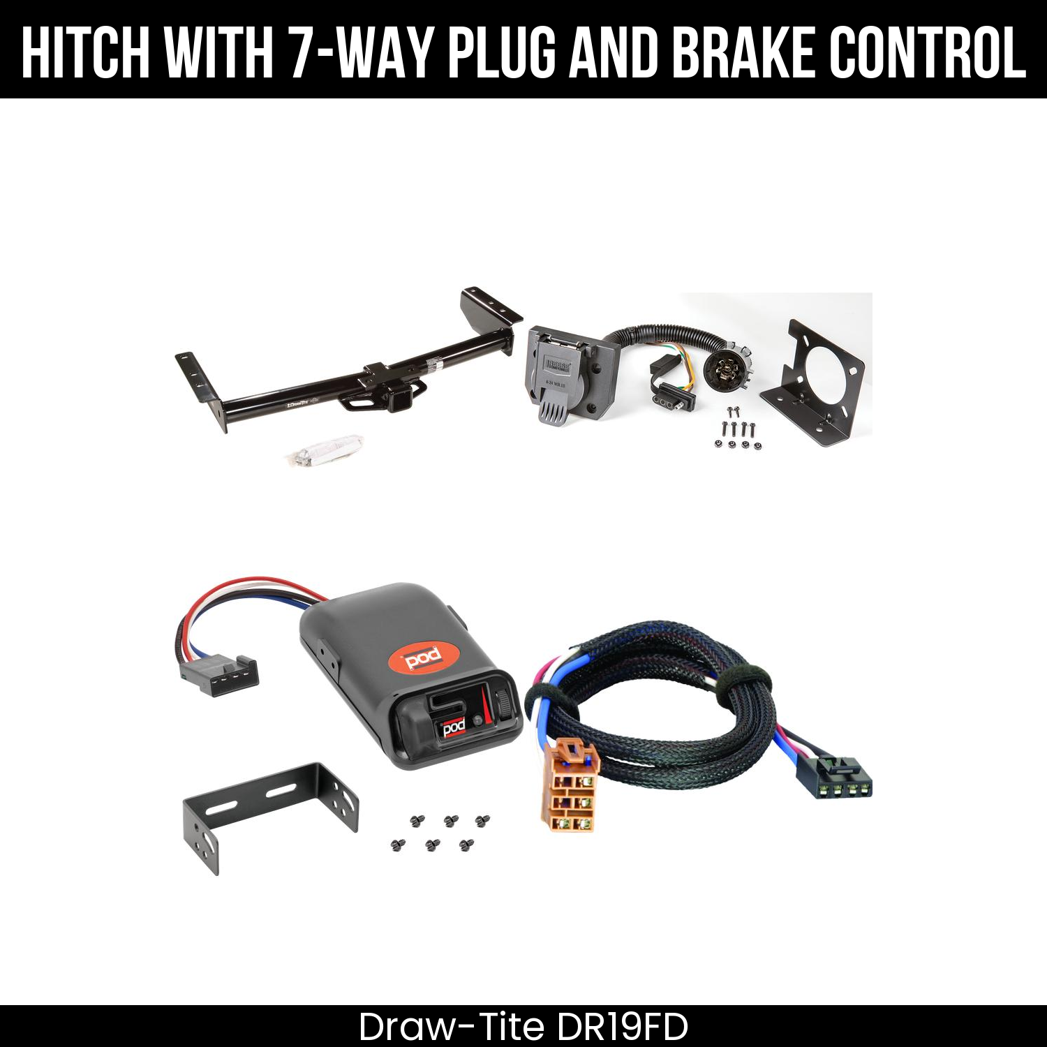 Trailer Hitch , 7-Way , Pro Series POD Brake Control