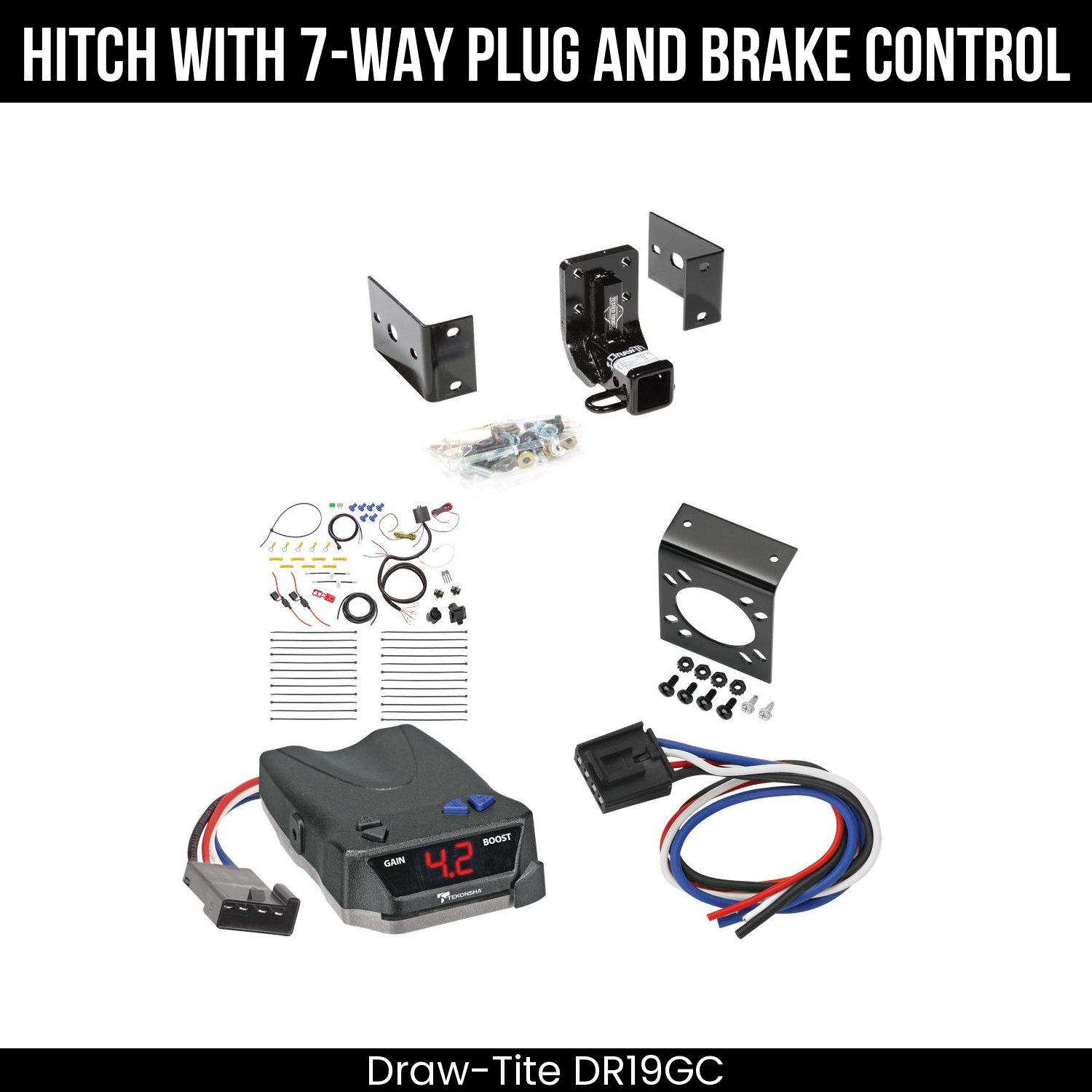 Trailer Hitch , 7-Way , Tekonsha Brake EVN Control