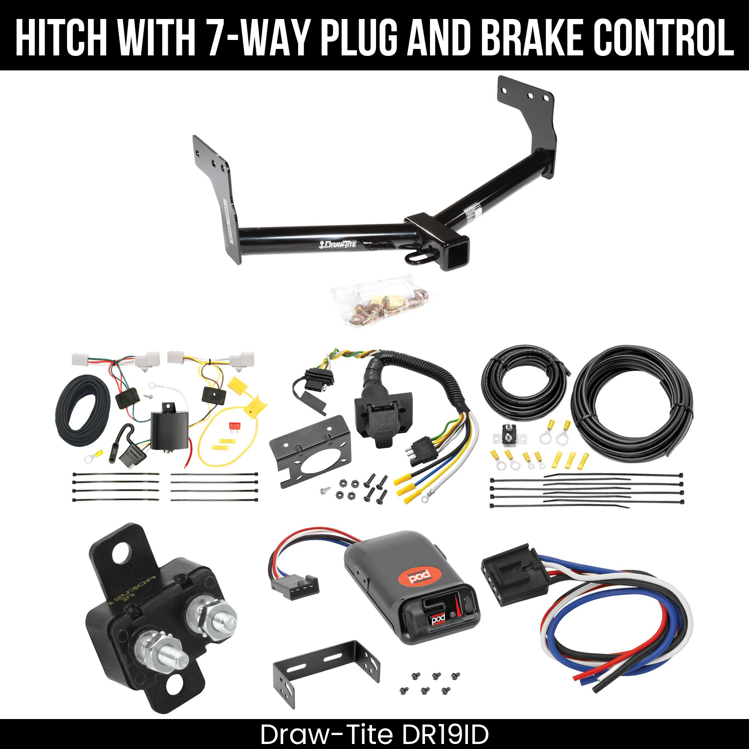 Trailer Hitch , 7-Way , Pro Series POD Brake Control