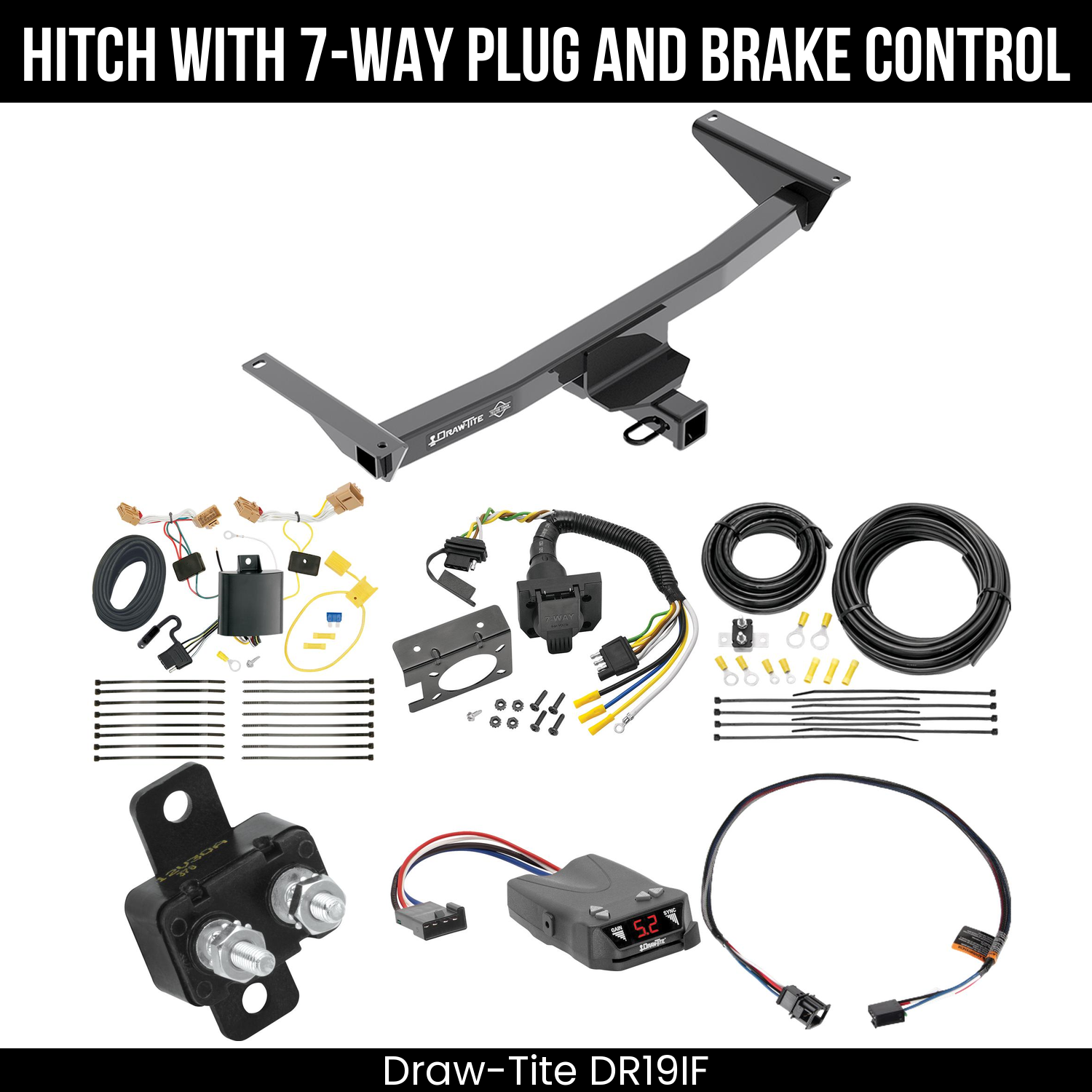 Trailer Hitch , 7-Way , Draw-Tite Activator IV Brake Control
