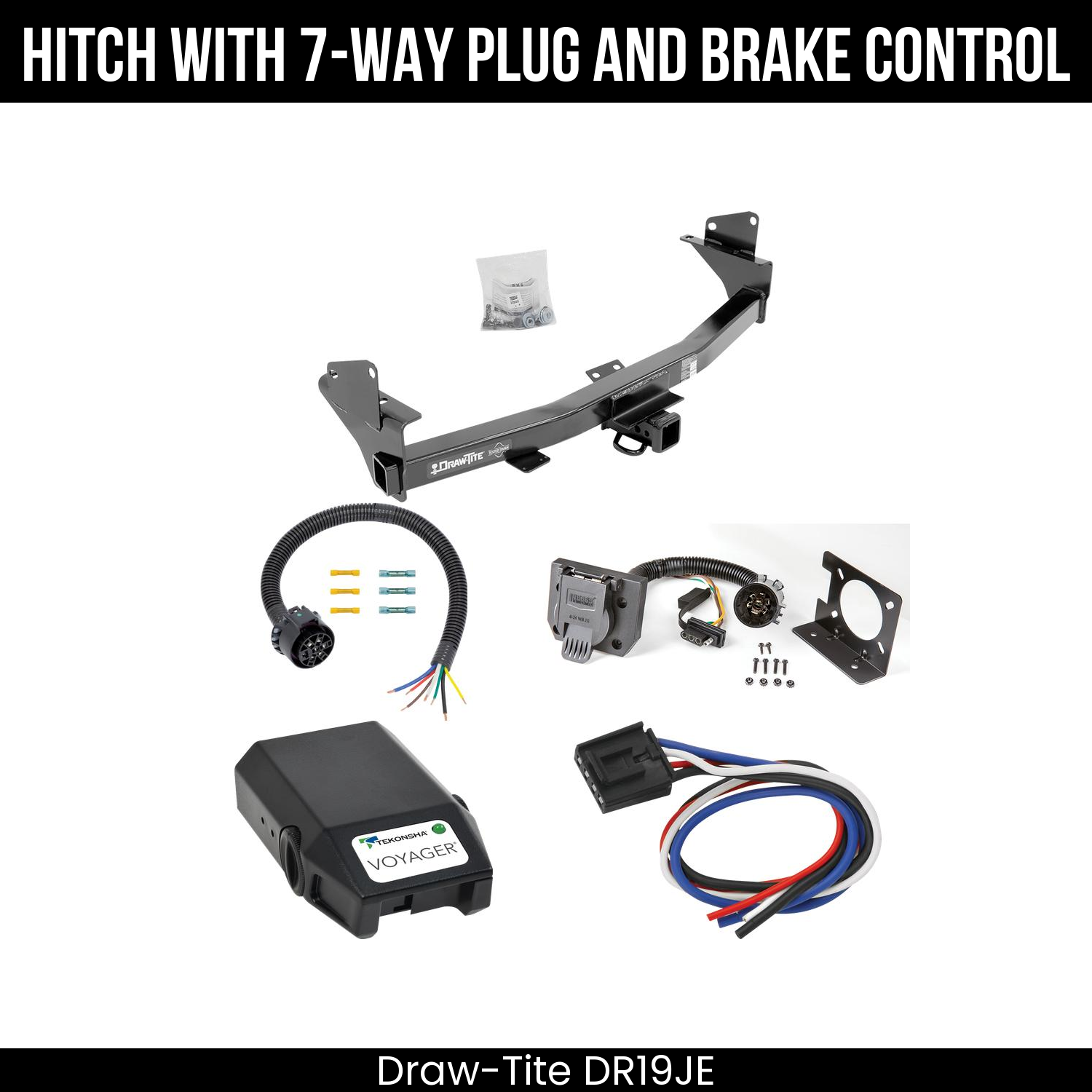 Trailer Hitch , 7-Way , Tekonsha Voyager Brake Control