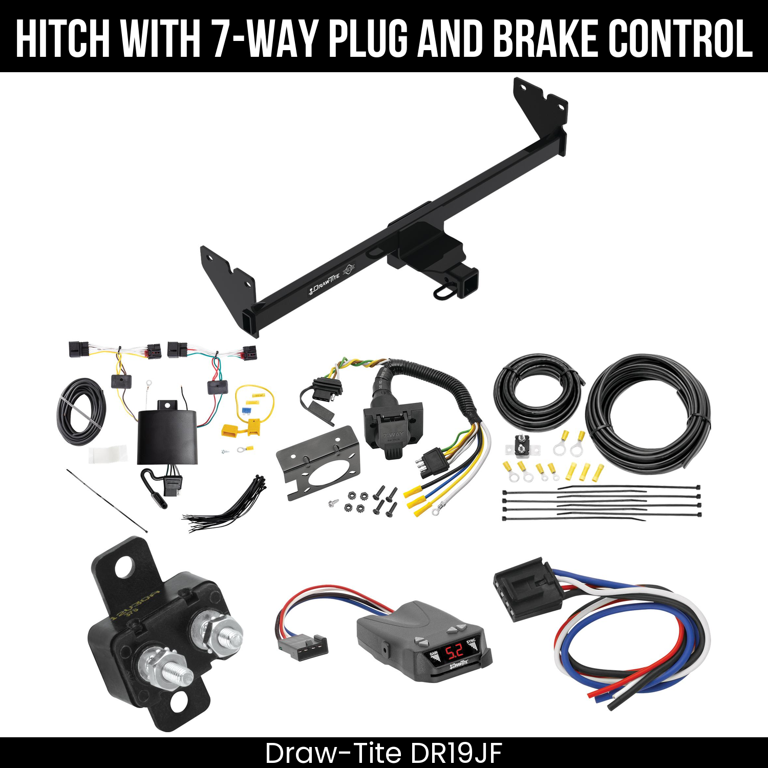 Trailer Hitch , 7-Way , Draw-Tite Activator IV Brake Control