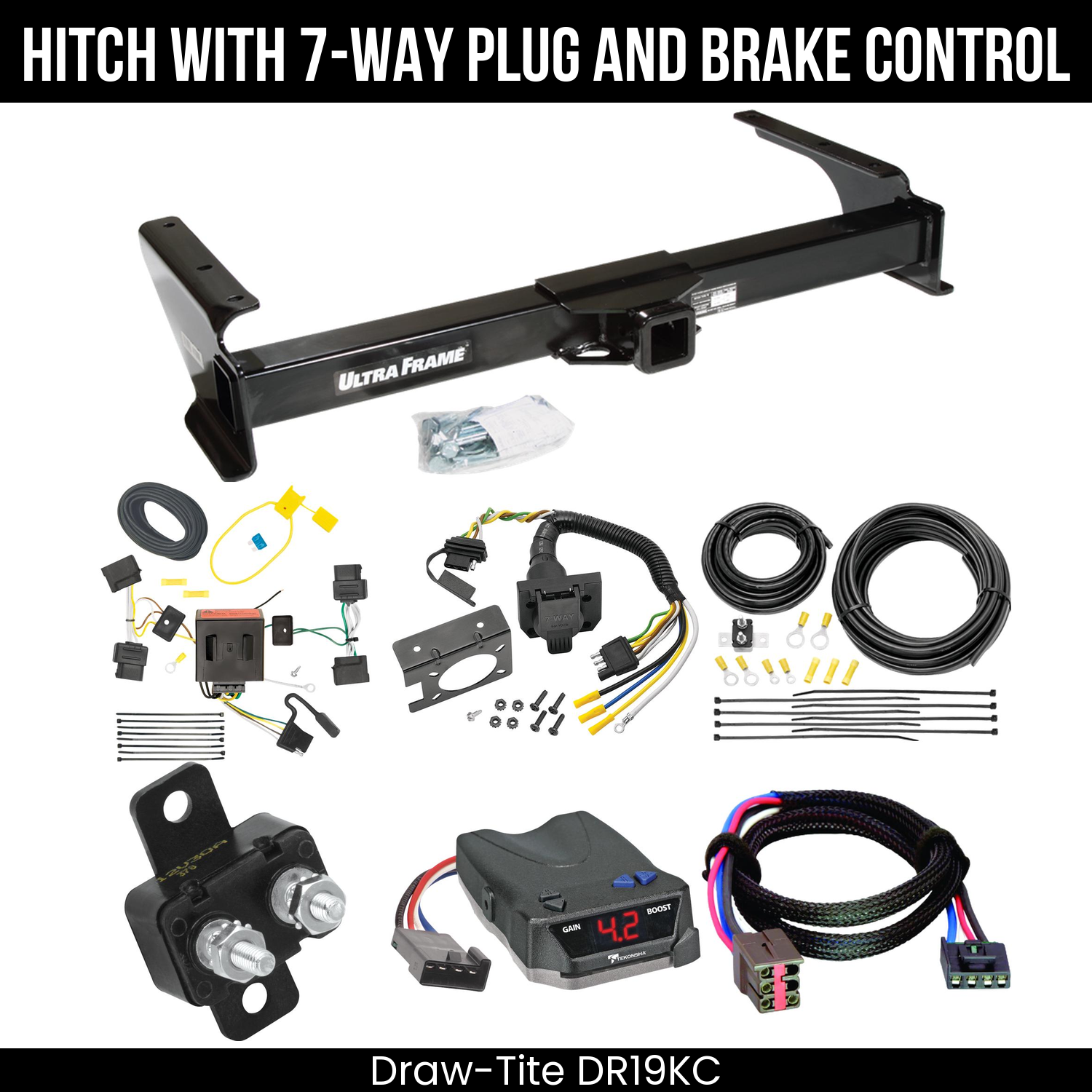 Trailer Hitch , 7-Way , Tekonsha Brake EVN Control