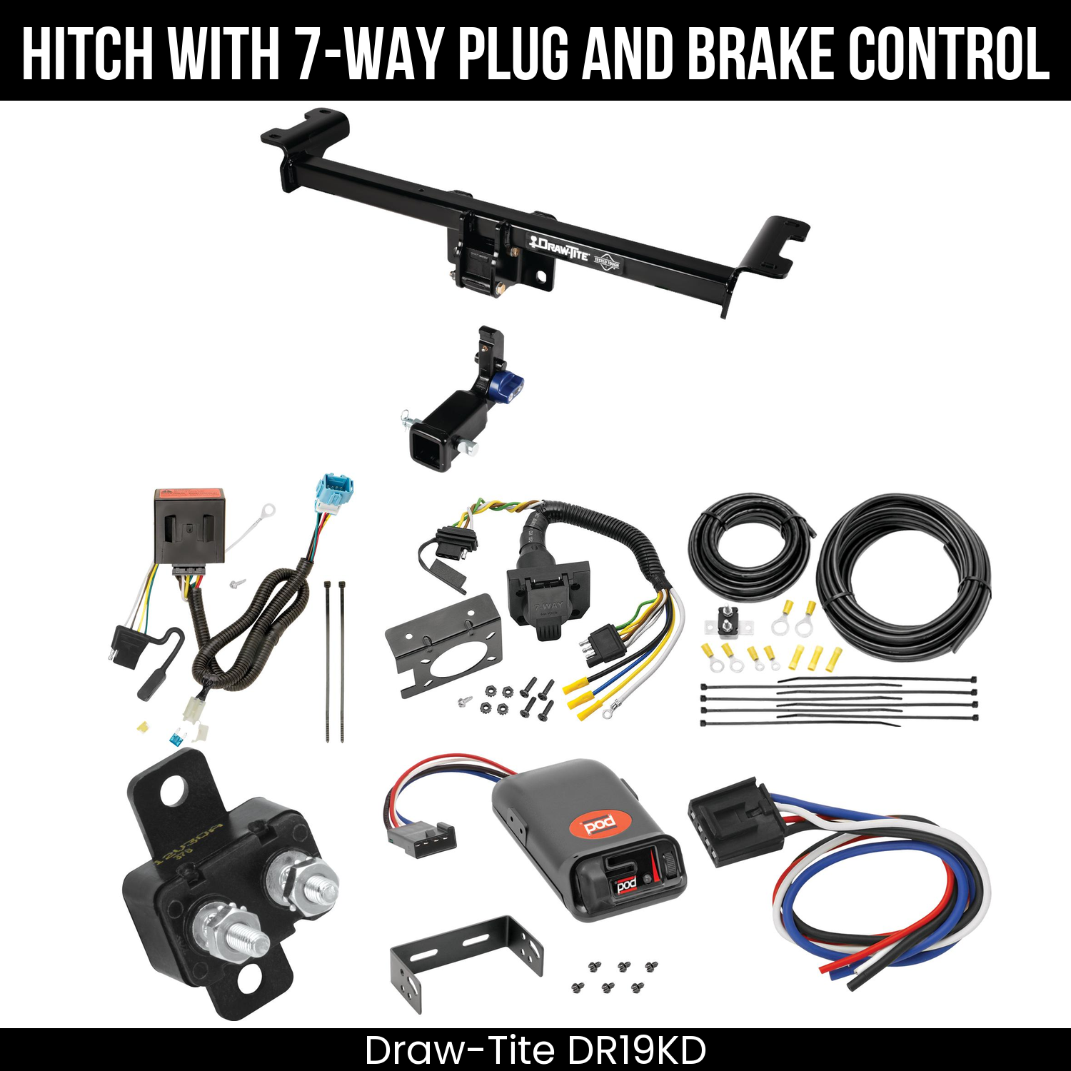 Trailer Hitch , 7-Way , Pro Series POD Brake Control