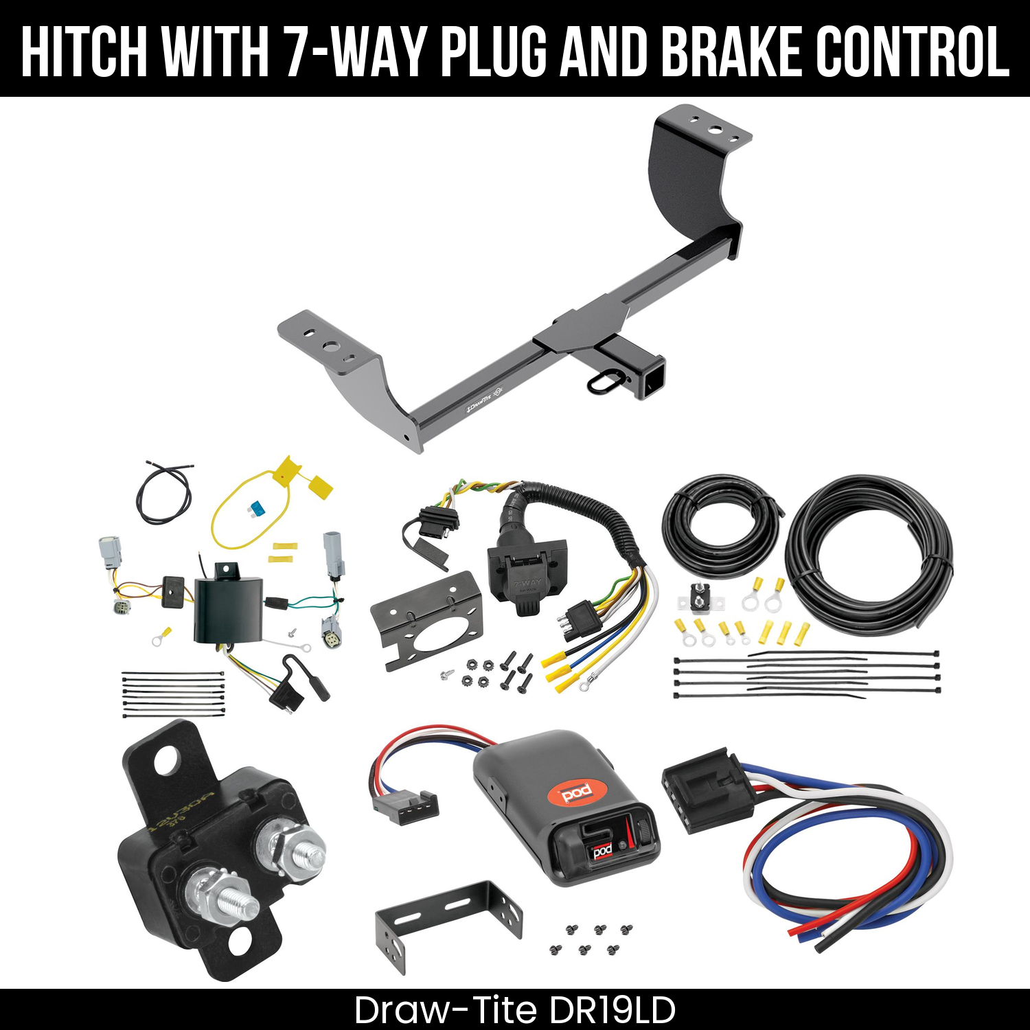 Trailer Hitch , 7-Way , Pro Series POD Brake Control
