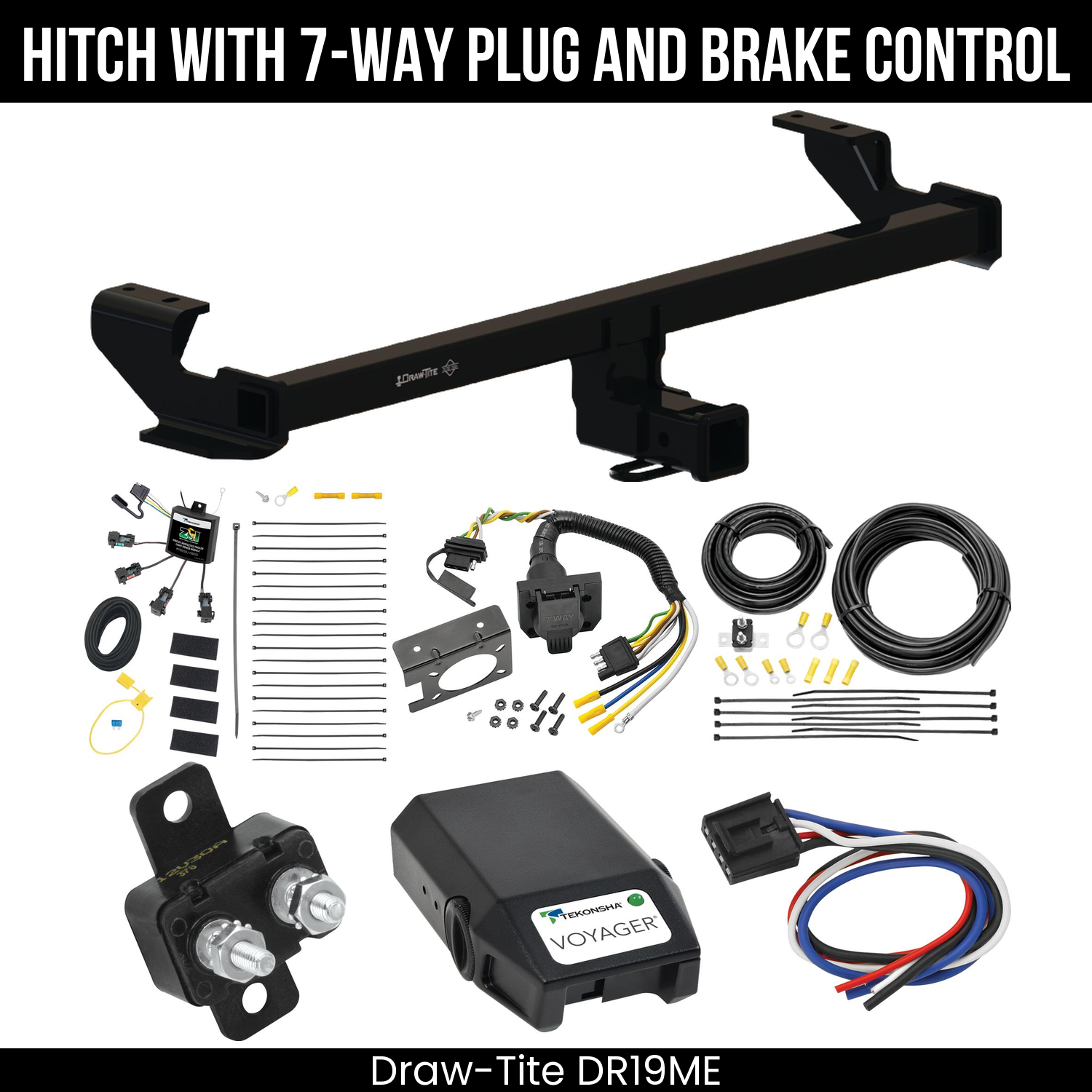 Trailer Hitch , 7-Way , Tekonsha Voyager Brake Control
