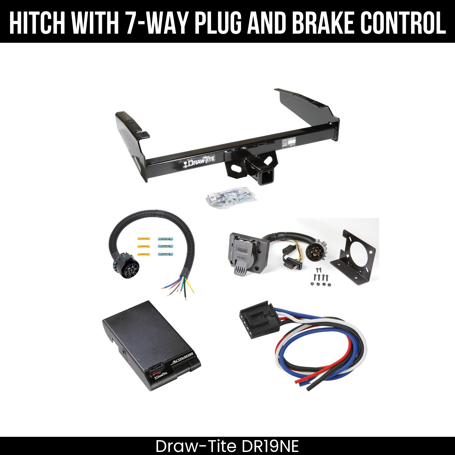 Trailer Hitch , 7-Way , Draw-Tite Activator Brake Control