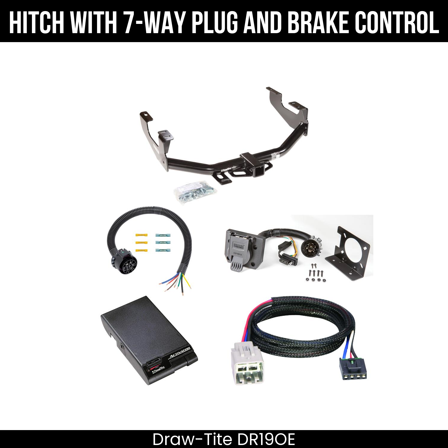 Trailer Hitch , 7-Way , Draw-Tite Activator Brake Control