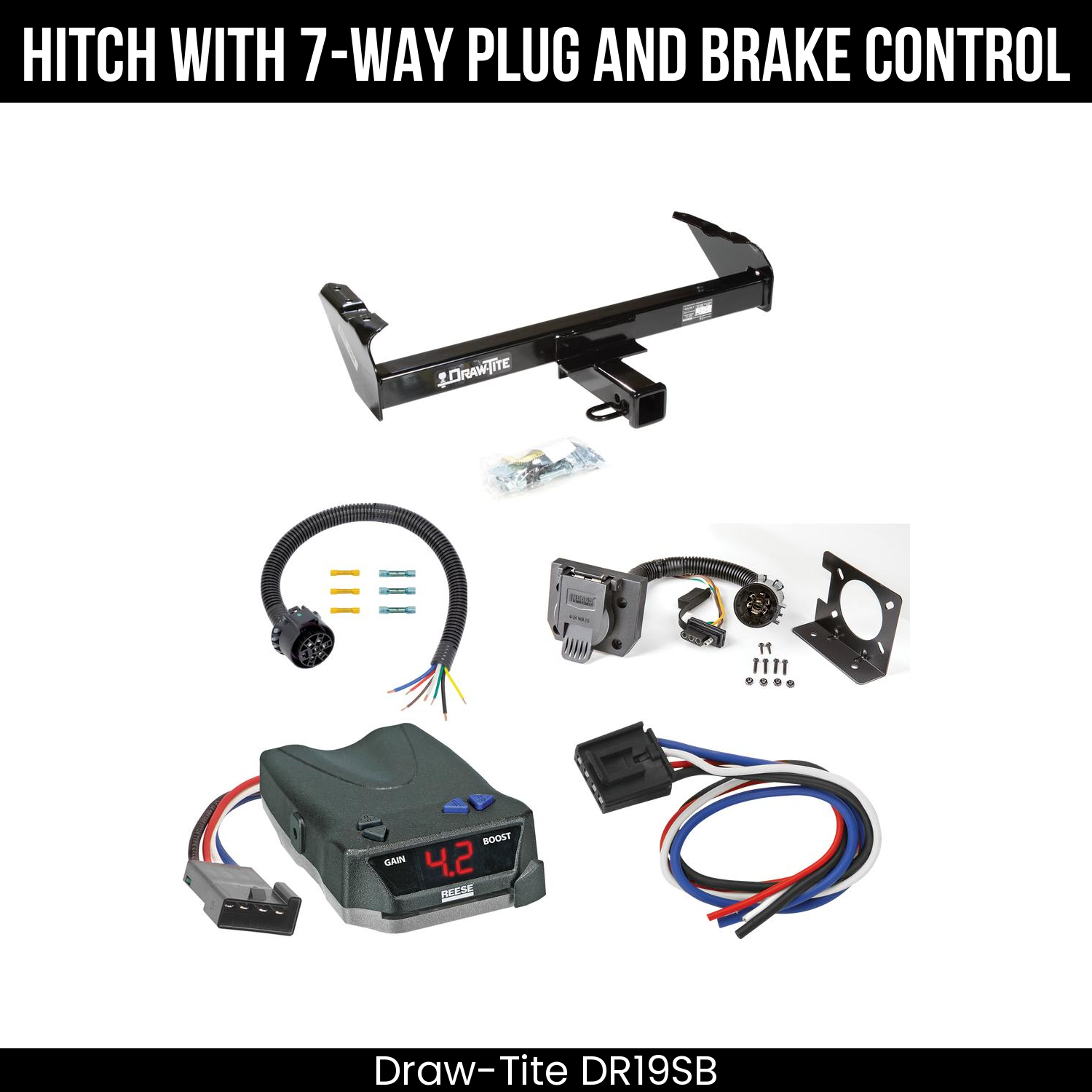 Trailer Hitch , 7-Way , Reese Brake EVN Control