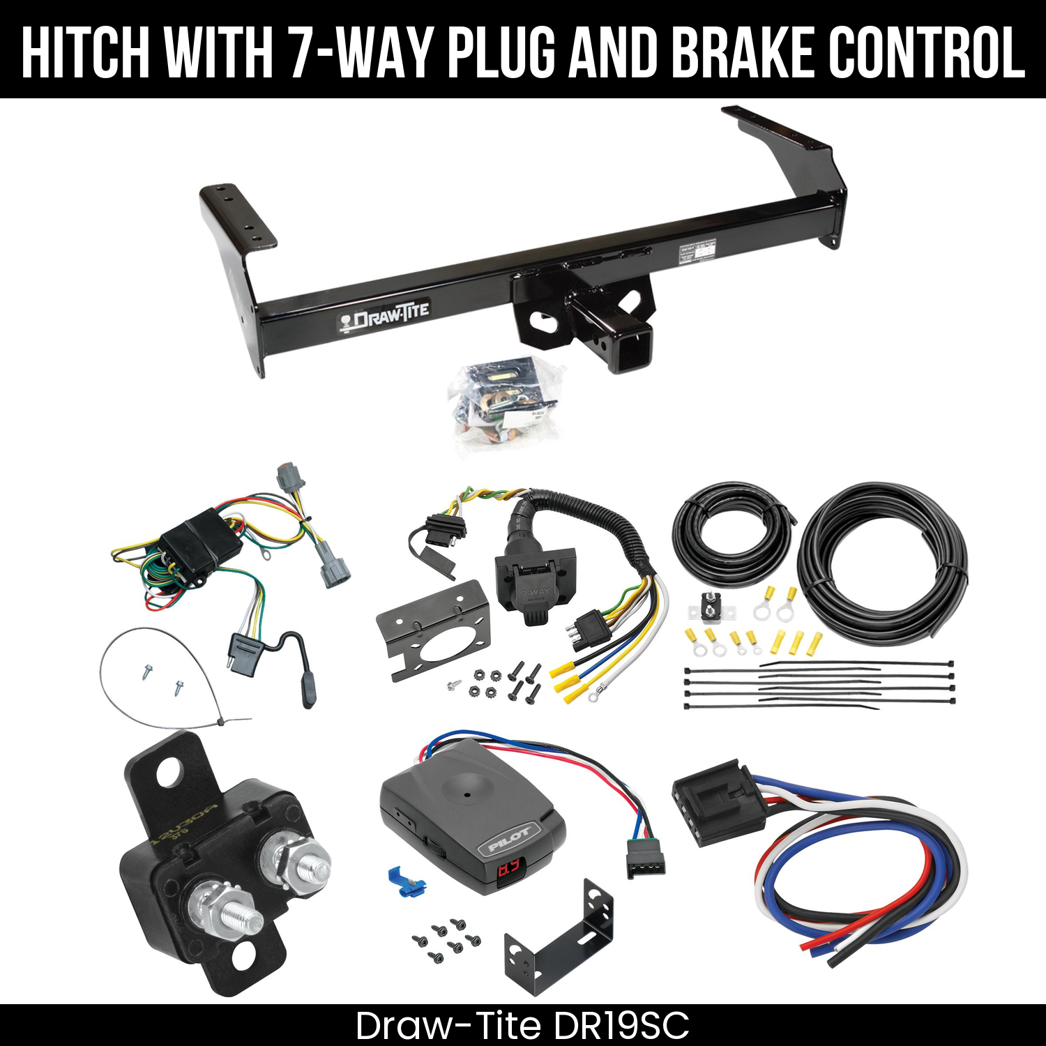 Trailer Hitch , 7-Way , Pro Series Pilot Brake Control