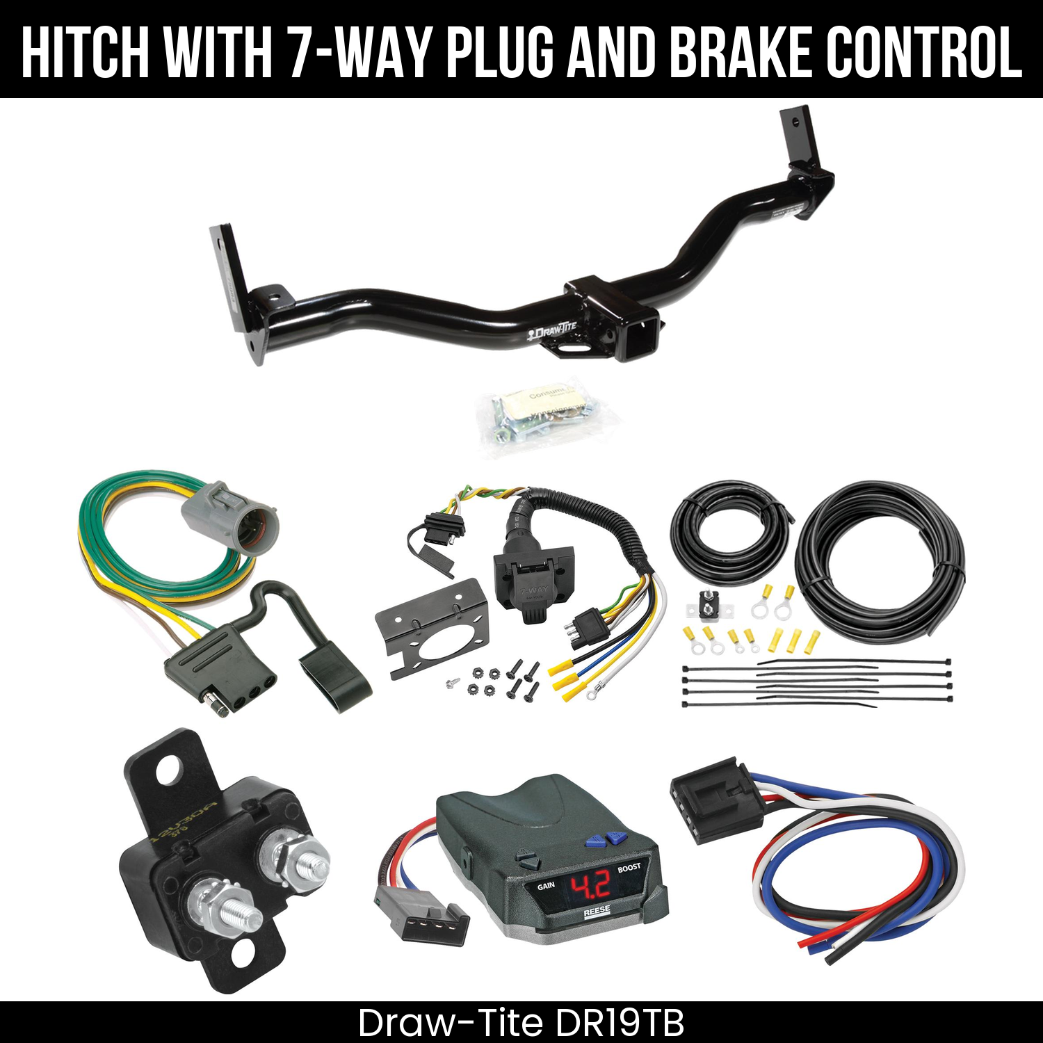 Trailer Hitch , 7-Way , Reese Brake EVN Control