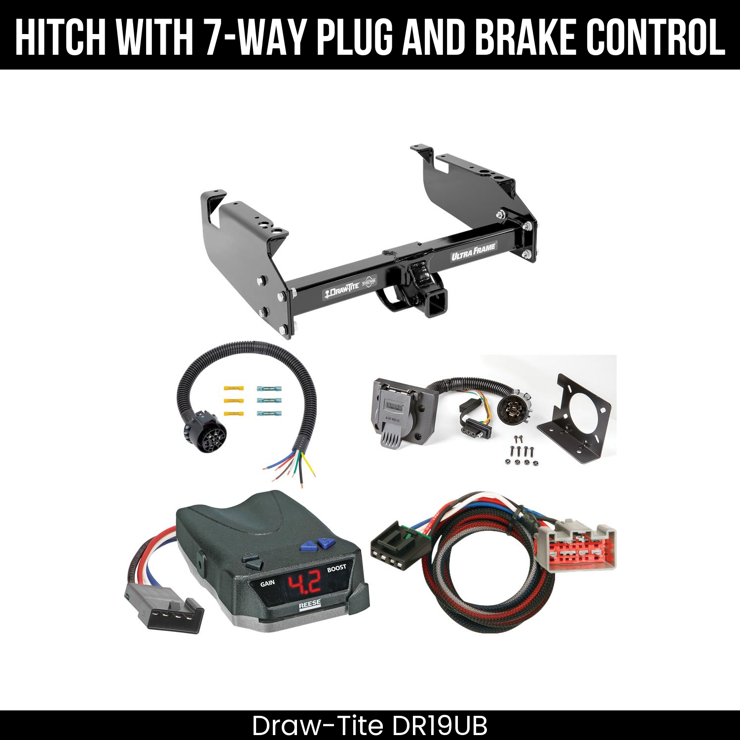 Trailer Hitch , 7-Way , Reese Brake EVN Control