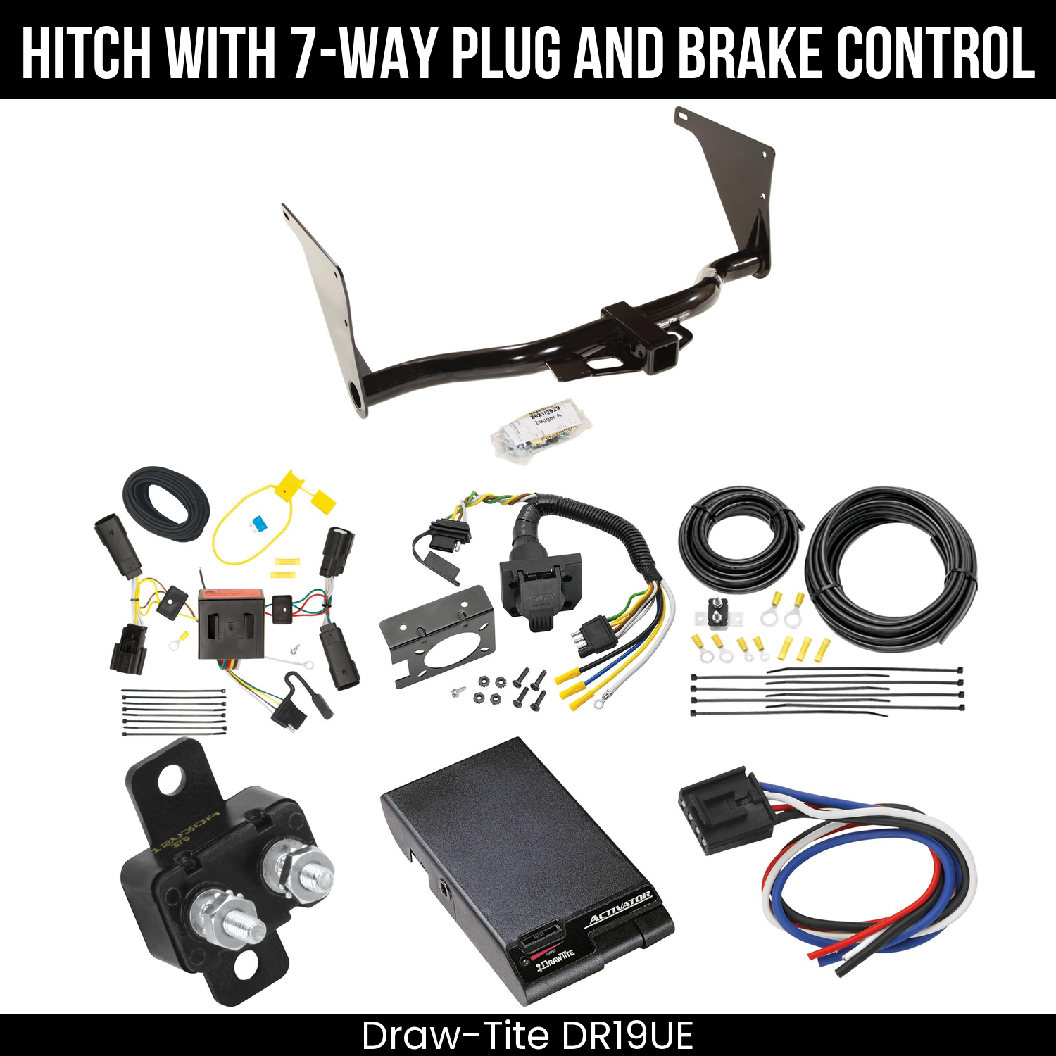 Trailer Hitch , 7-Way , Draw-Tite Activator Brake Control